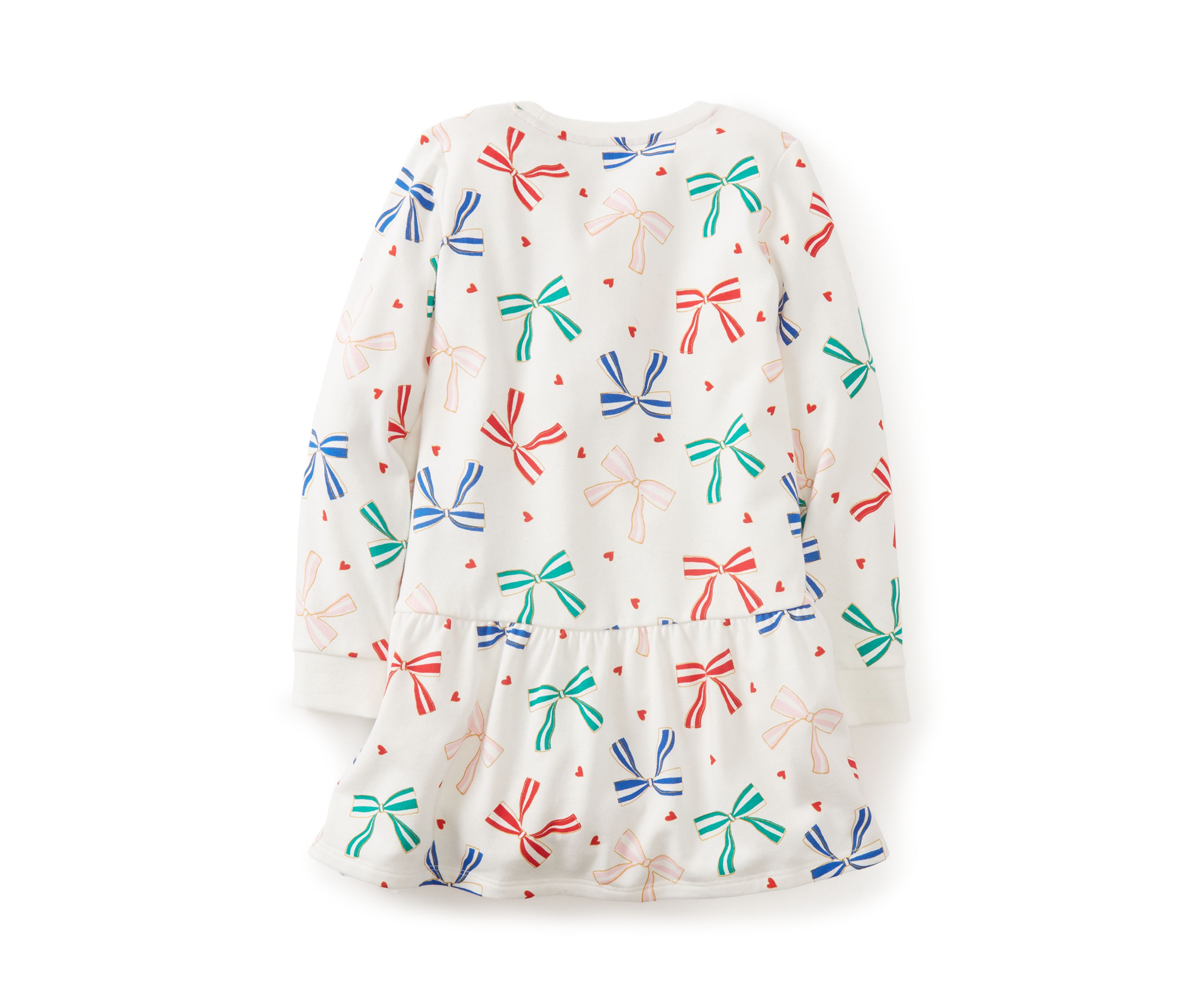 Girls 4-6x Bow Print Dress