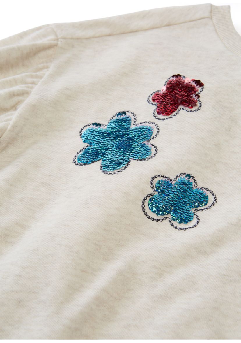 Girls 4-6x French Terry Sweeper Pullover