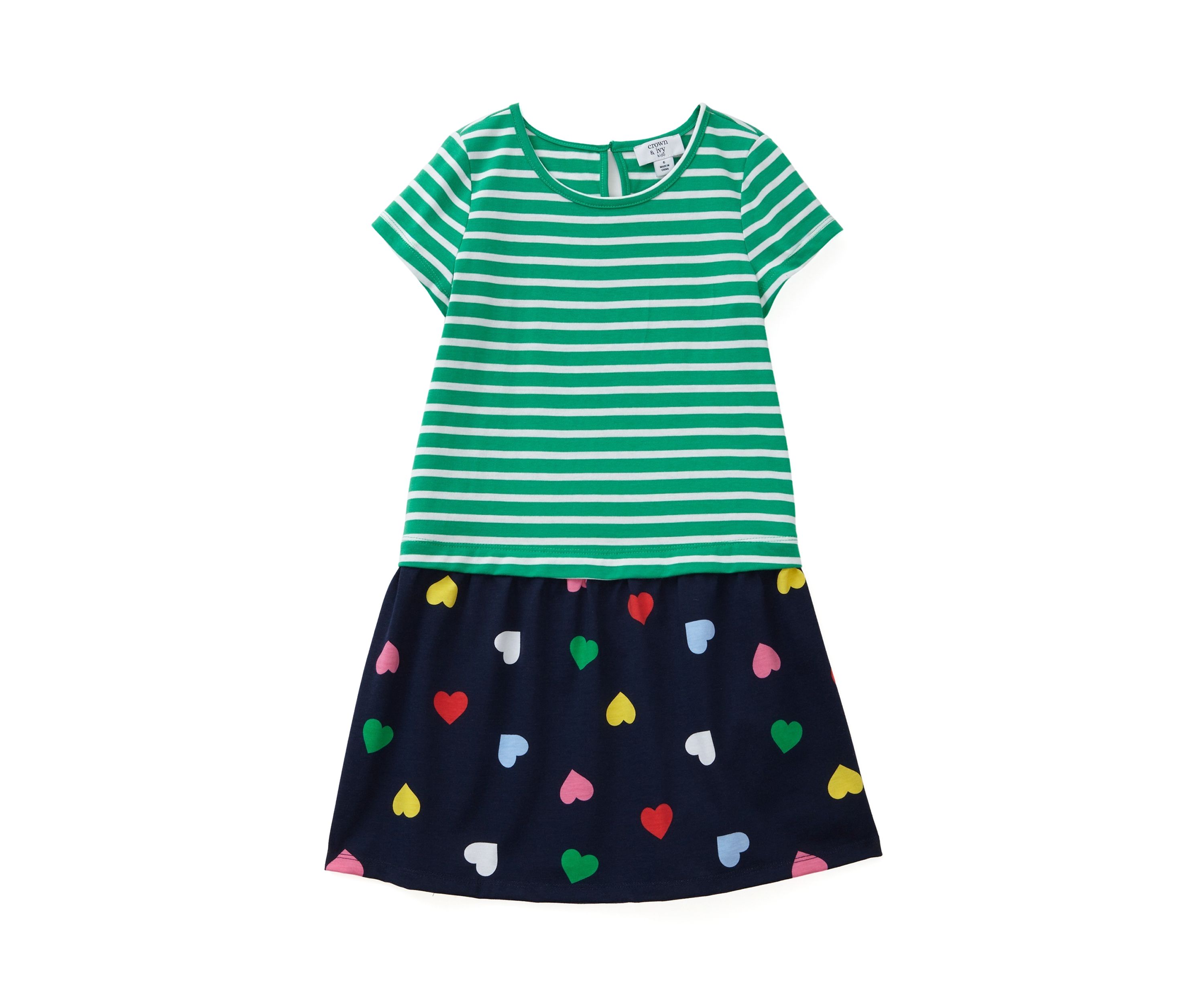 Girls 4-6x 2fer Knit Dress