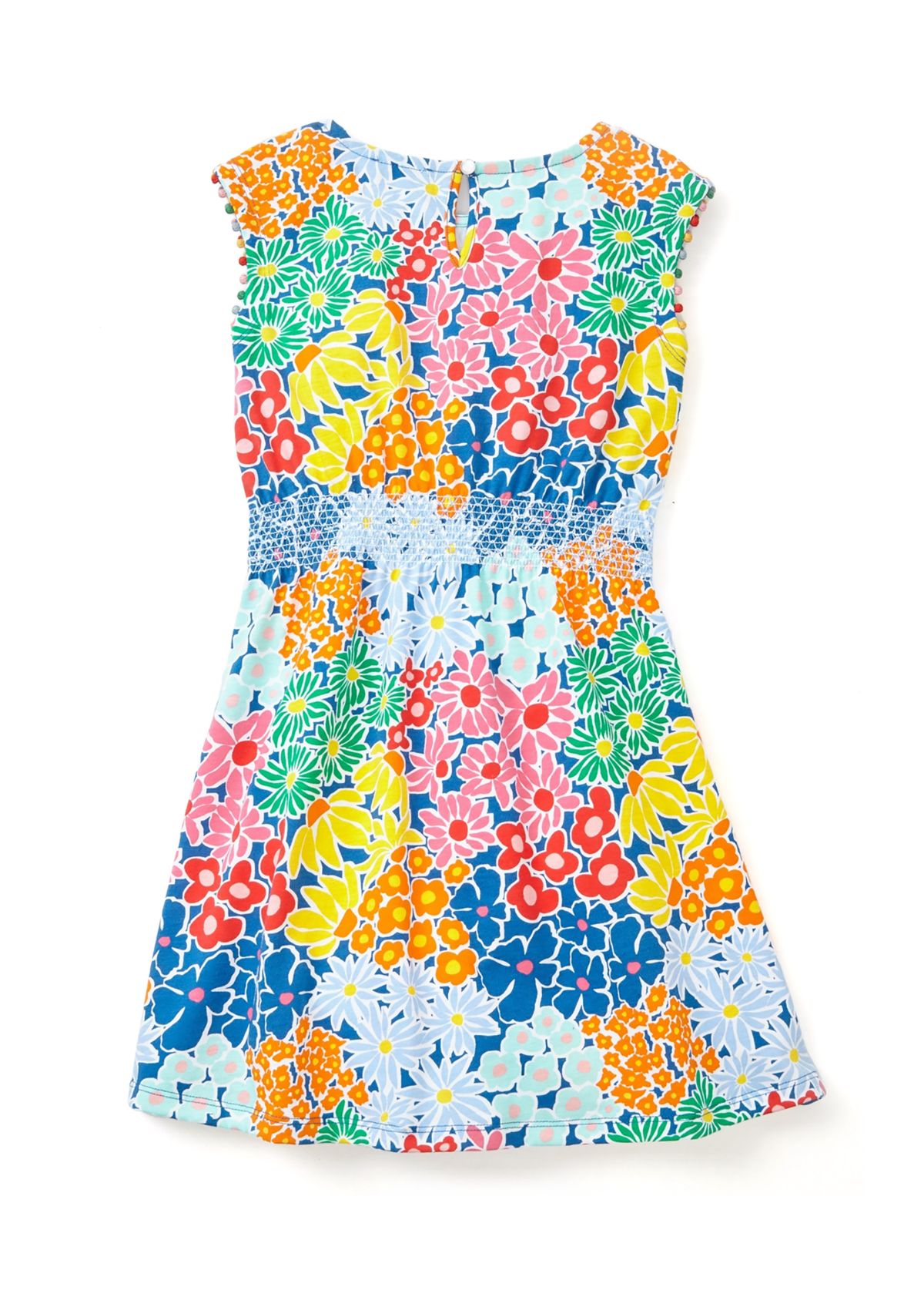 Girls 4-6x Smocked Waist Knit Dress