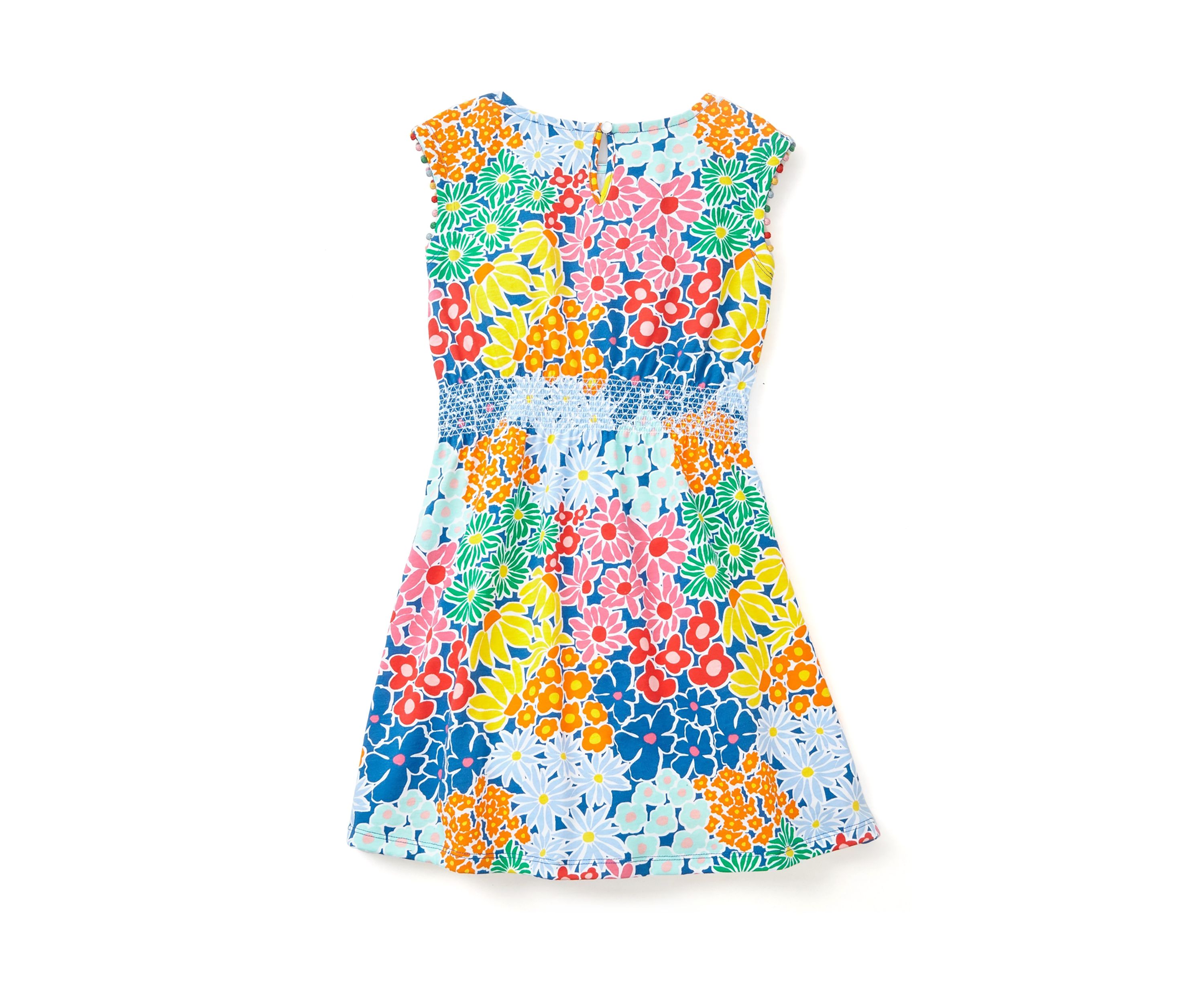 Girls 4-6x Smocked Waist Knit Dress