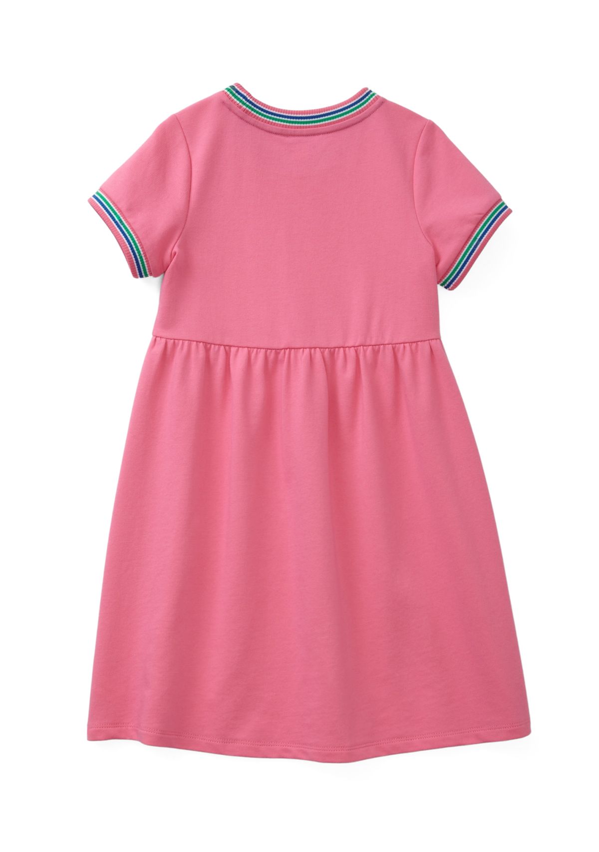 Girls 4-6x Short Sleeve French Terry Dress