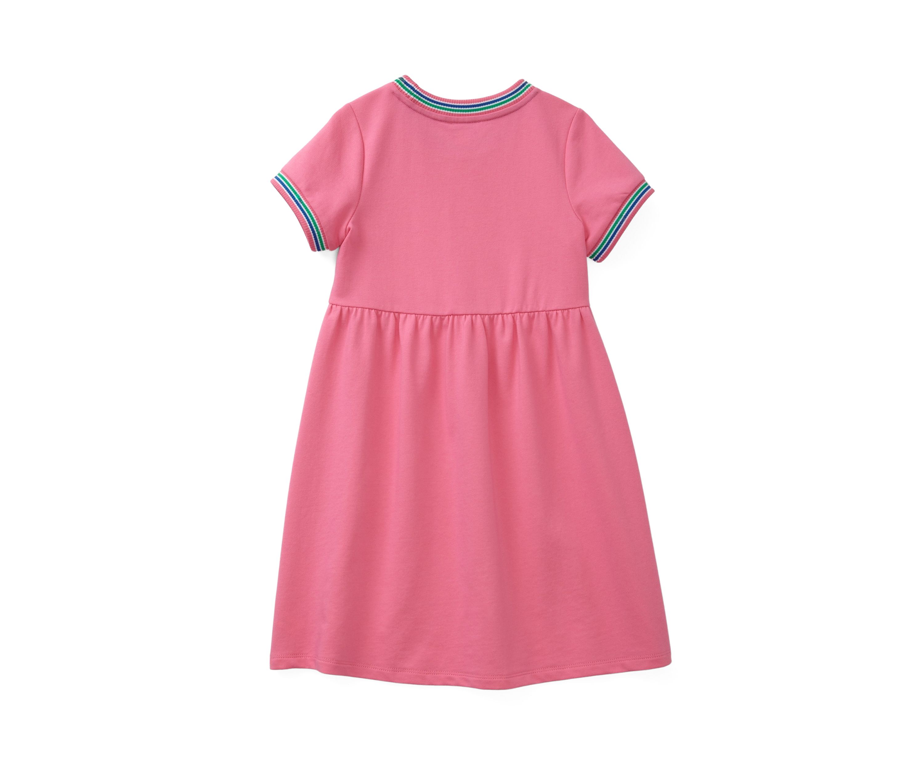 Girls 4-6x Short Sleeve French Terry Dress