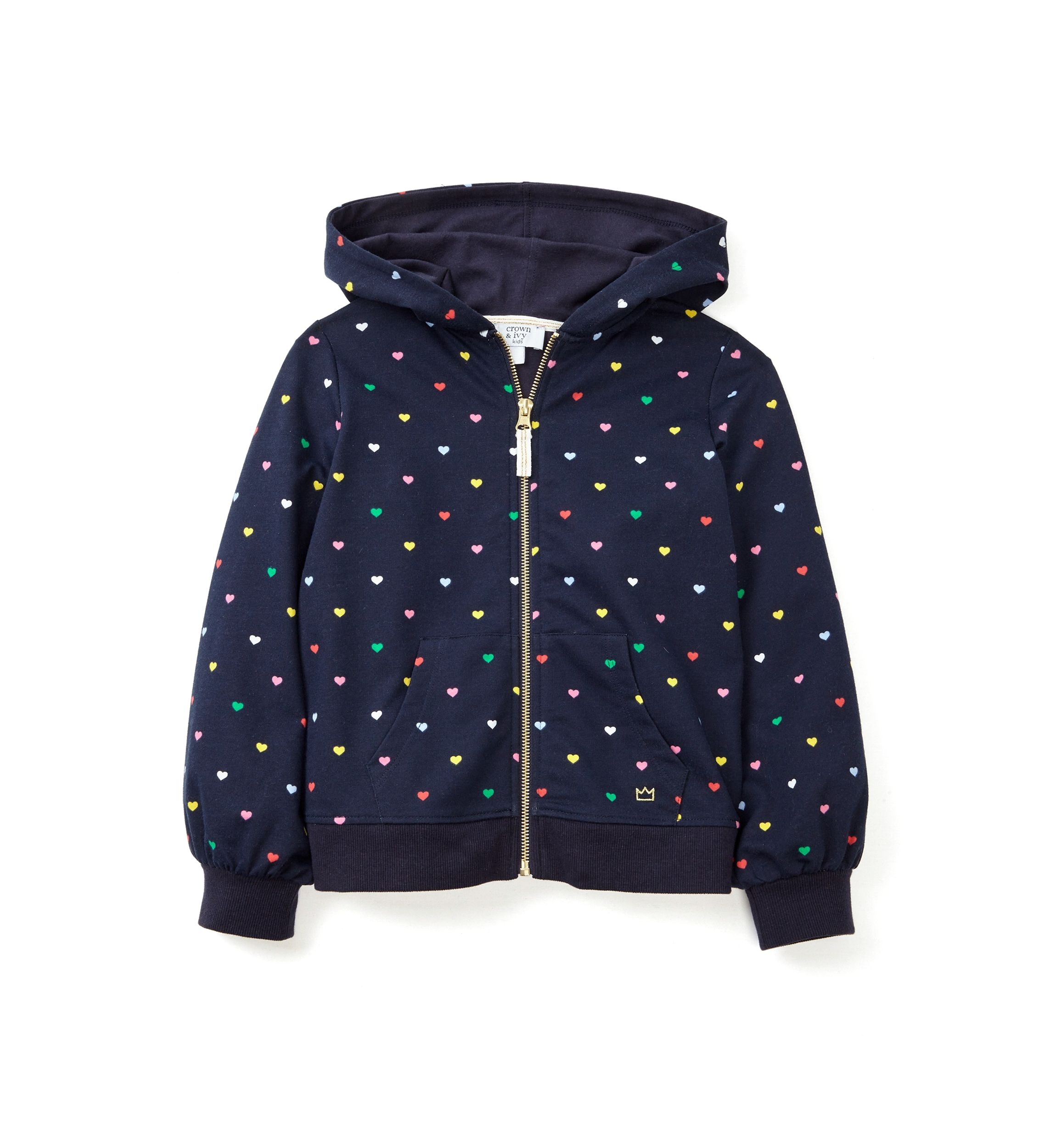 Girls 4-6x French Terry Hoodie