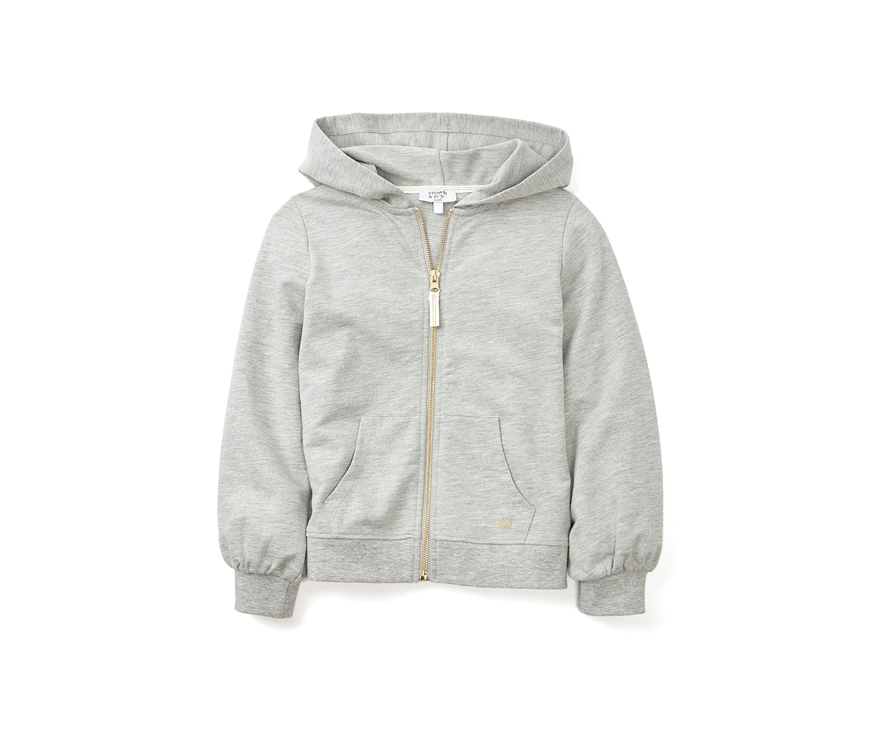 Girls 4-6x French Terry Zip Hoodie