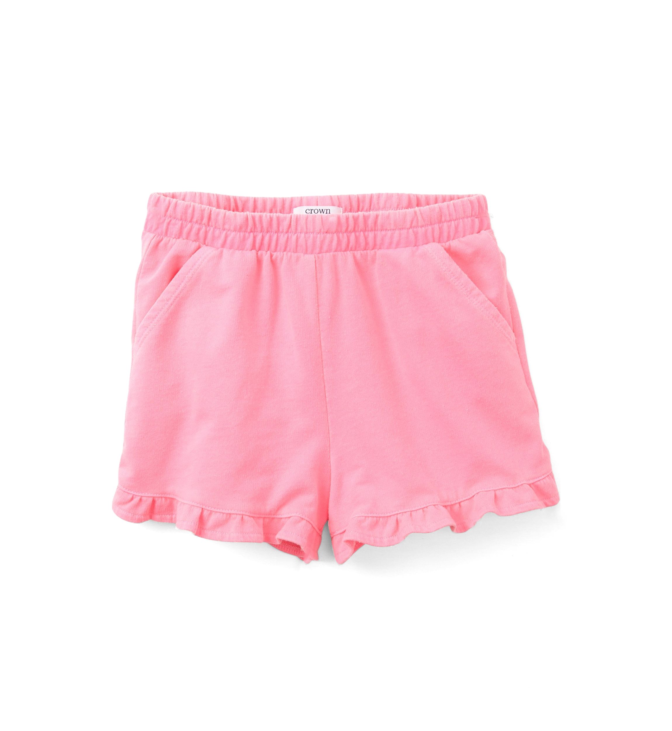 Girls 4-6x Pull On Ruffle Shorts