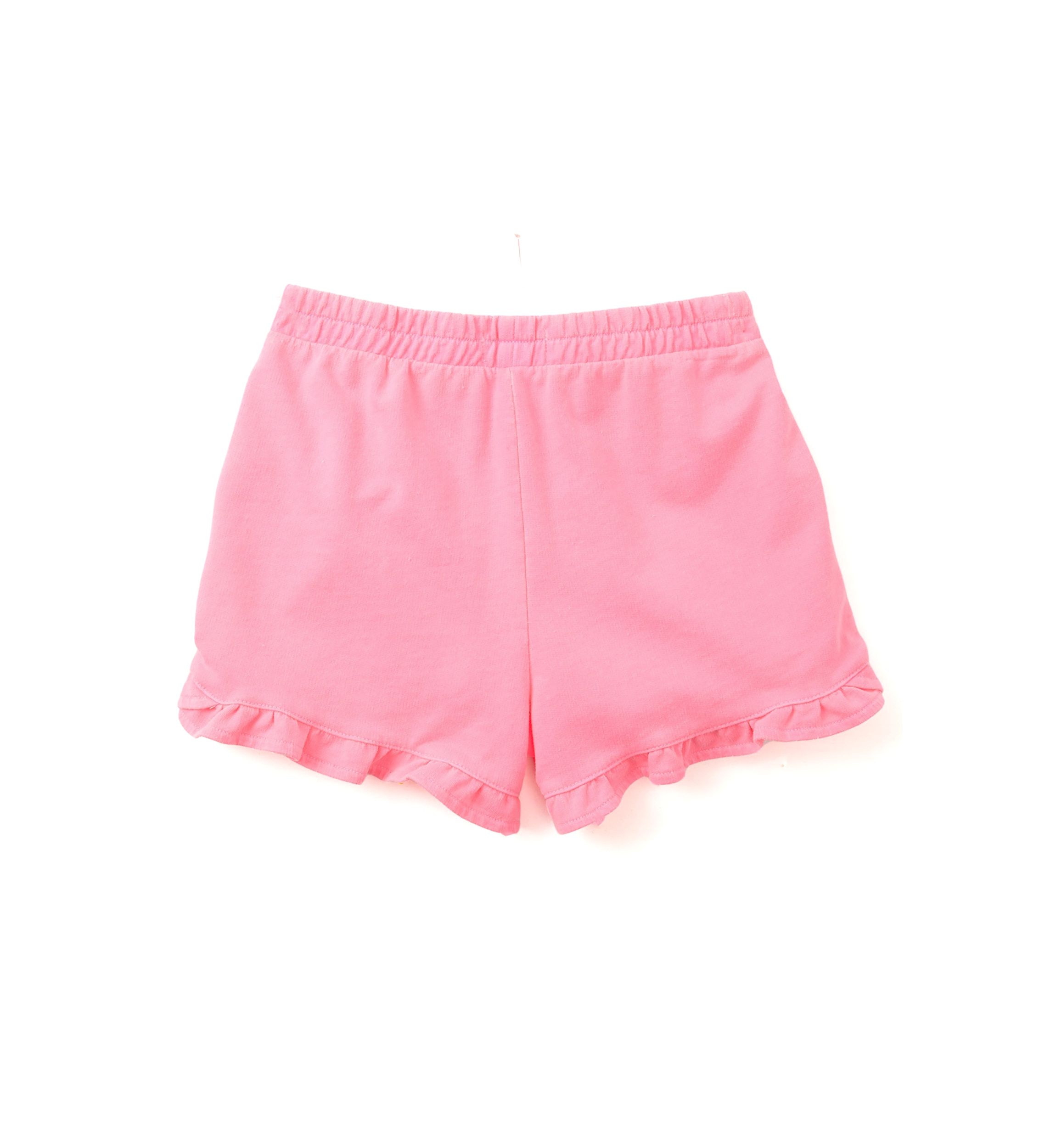 Girls 4-6x Pull On Ruffle Shorts