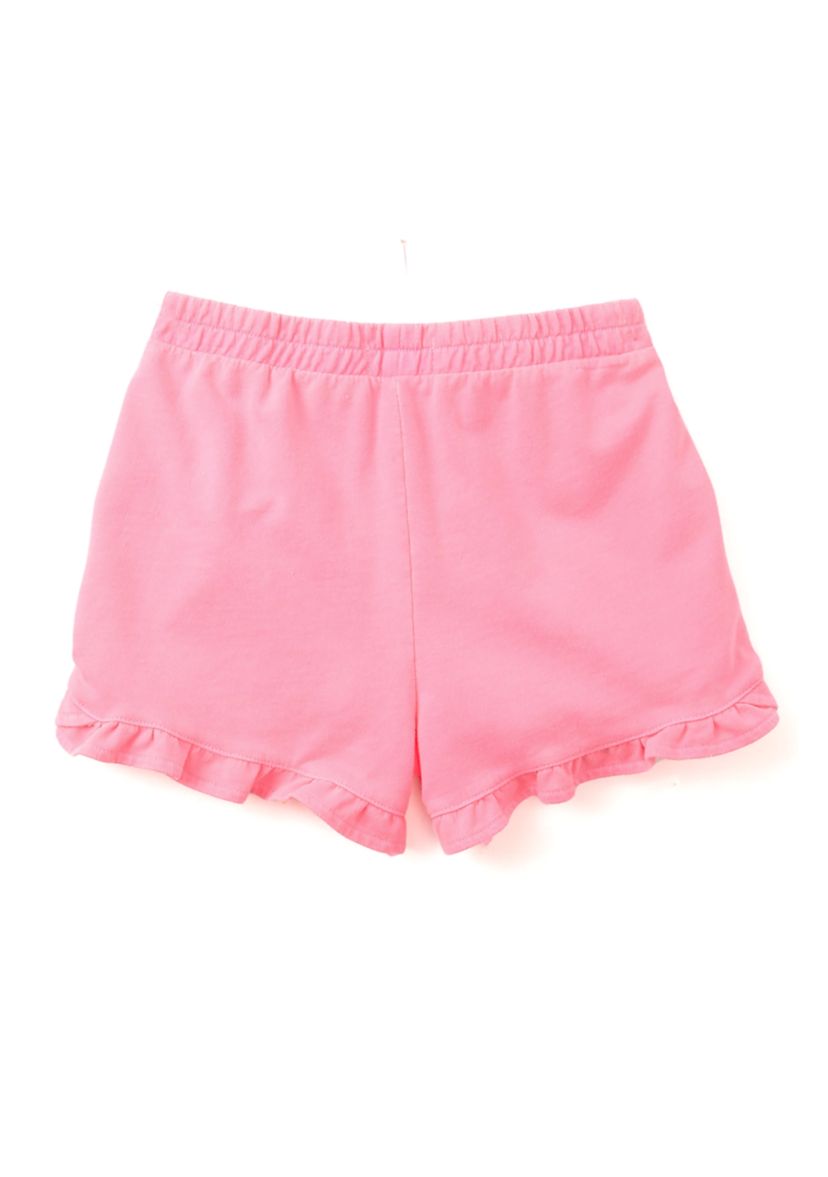 Girls 4-6x Pull On Ruffle Shorts