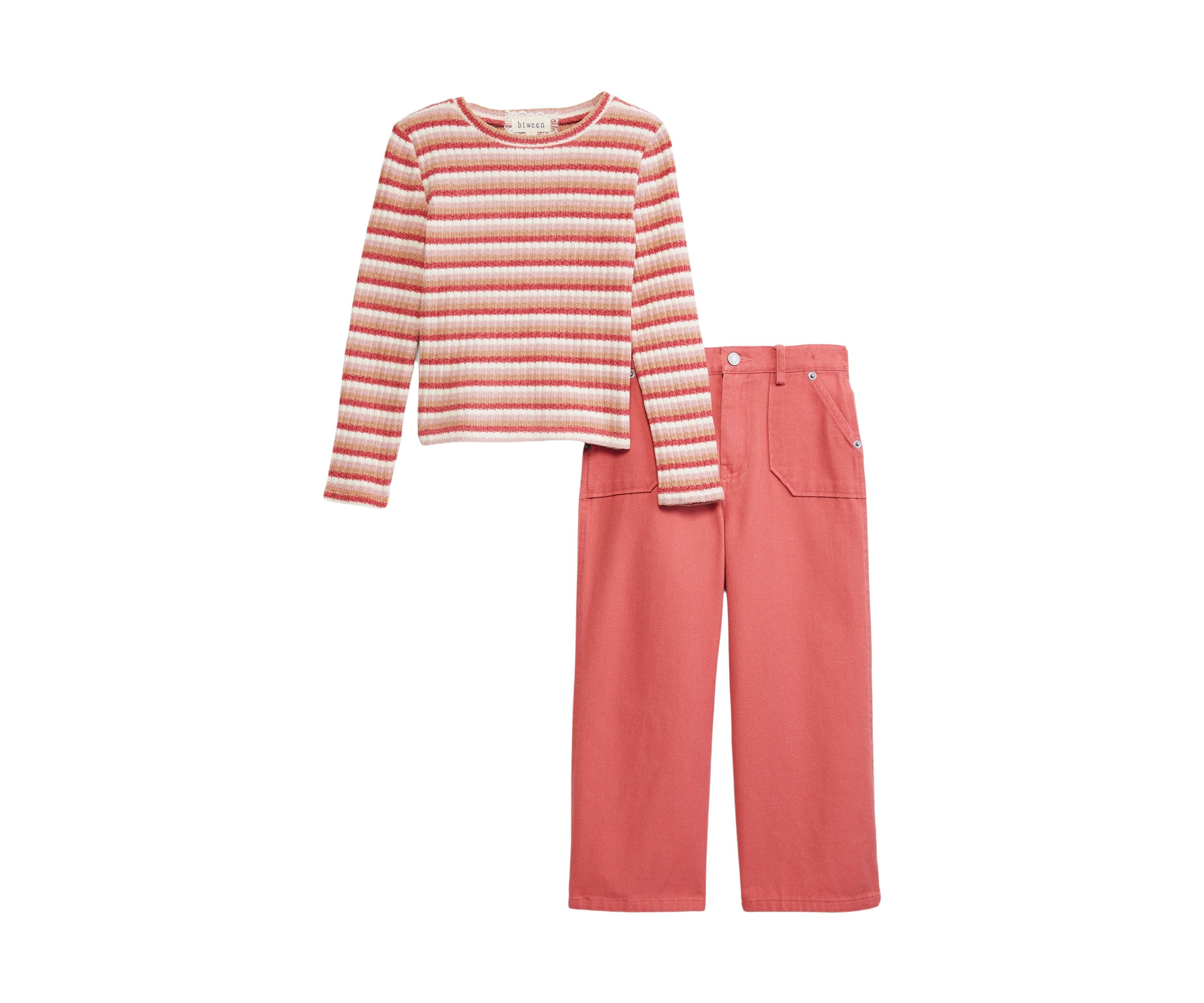 Girls 4-6x Ribbed Sweater and Pants
