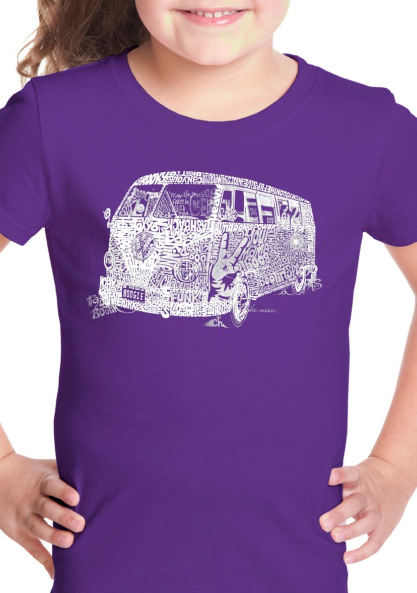 Girls 7-16 Word Art T Shirt - The 70s