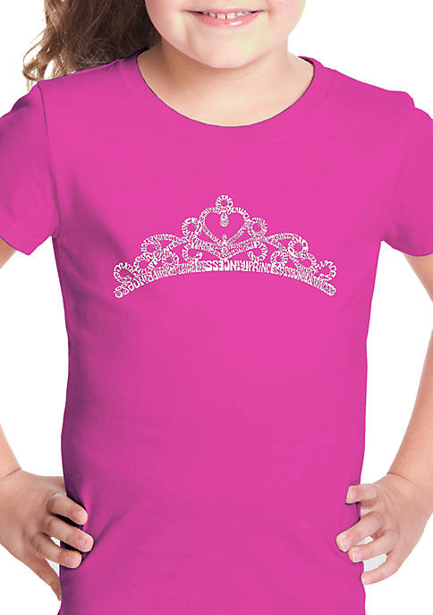 Girls 7-16 Word Art Graphic T-Shirt - Princess Tiara