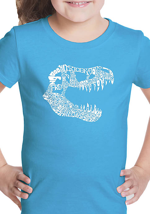 Girls 7-16 Word Art Graphic T-Shirt - T Rex