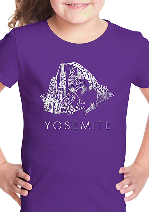 Girls 7-16 Word Art Graphic T-Shirt - Yosemite