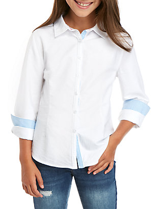 Tommy Hilfiger Girls' Classic Denim Shirt