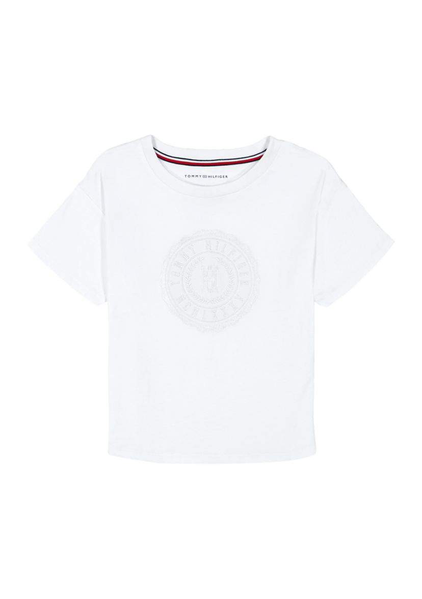 Girls 7-16 Embroidered Boxy T-Shirt