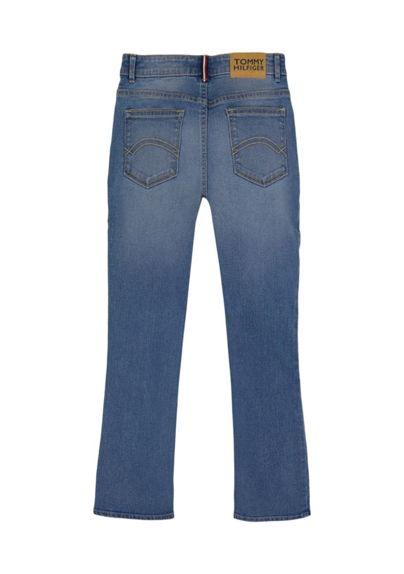 Girls 7-16 Mid Rise Flare Jeans