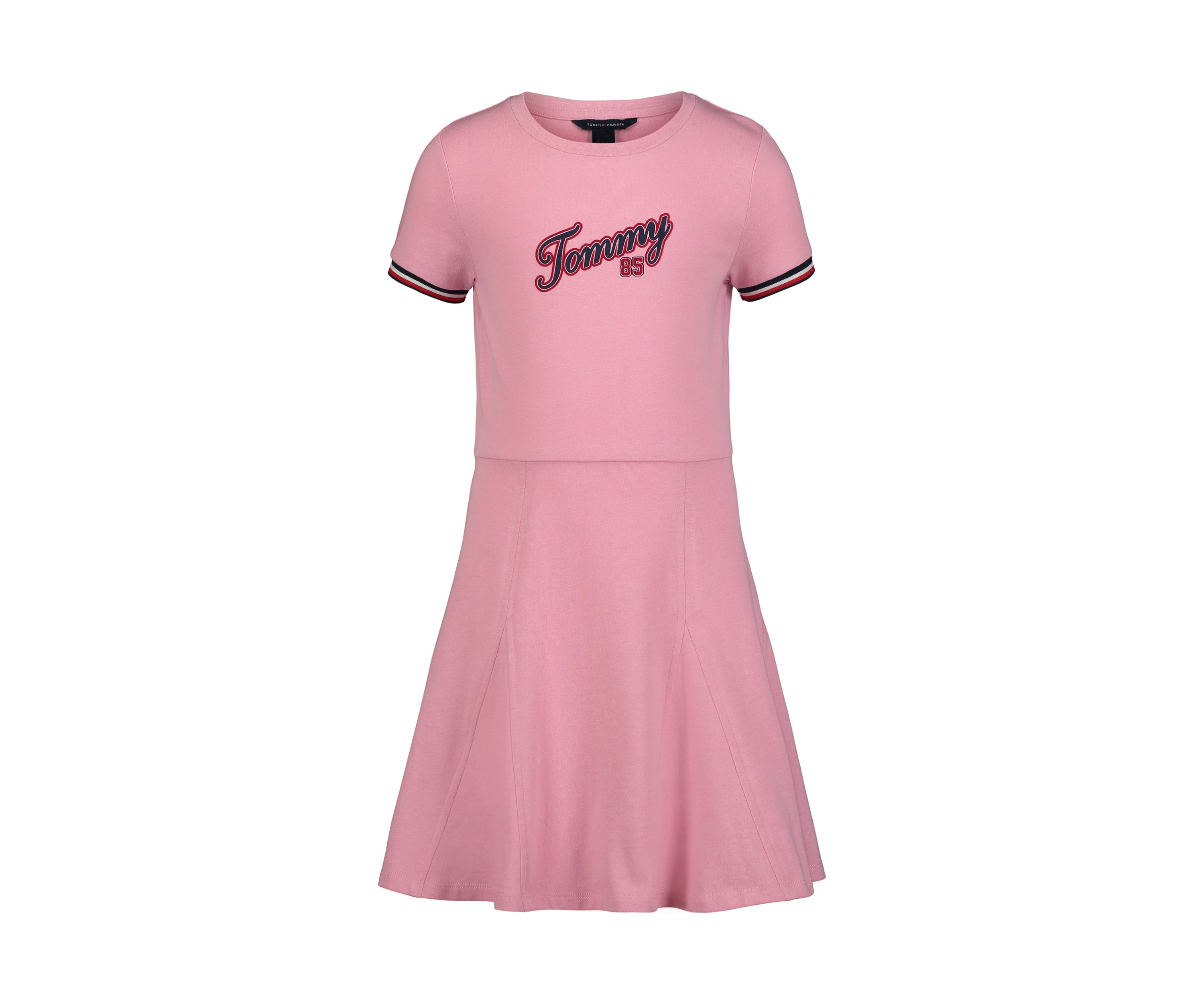 Girls 7-16 Paneled Jersey Graphic Play Dress
