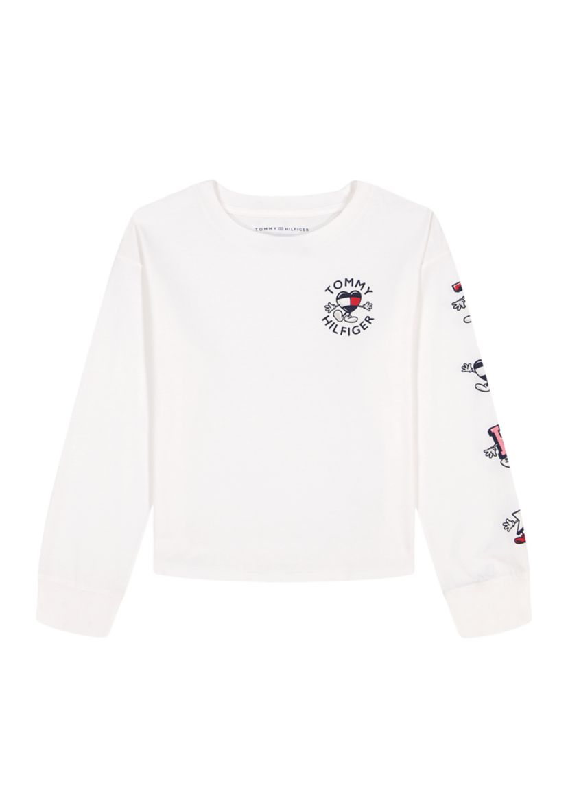Girls 7-16 Mascot Long Sleeve T-Shirt