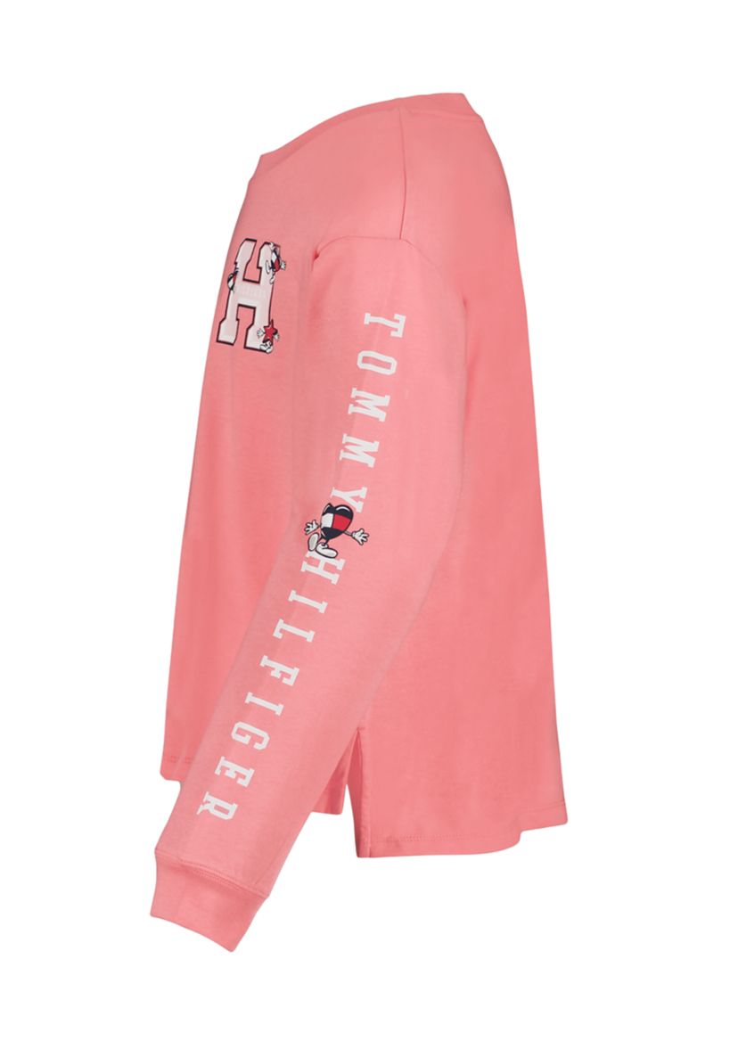 Girls 7-16 Mascot Long Sleeve T-Shirt