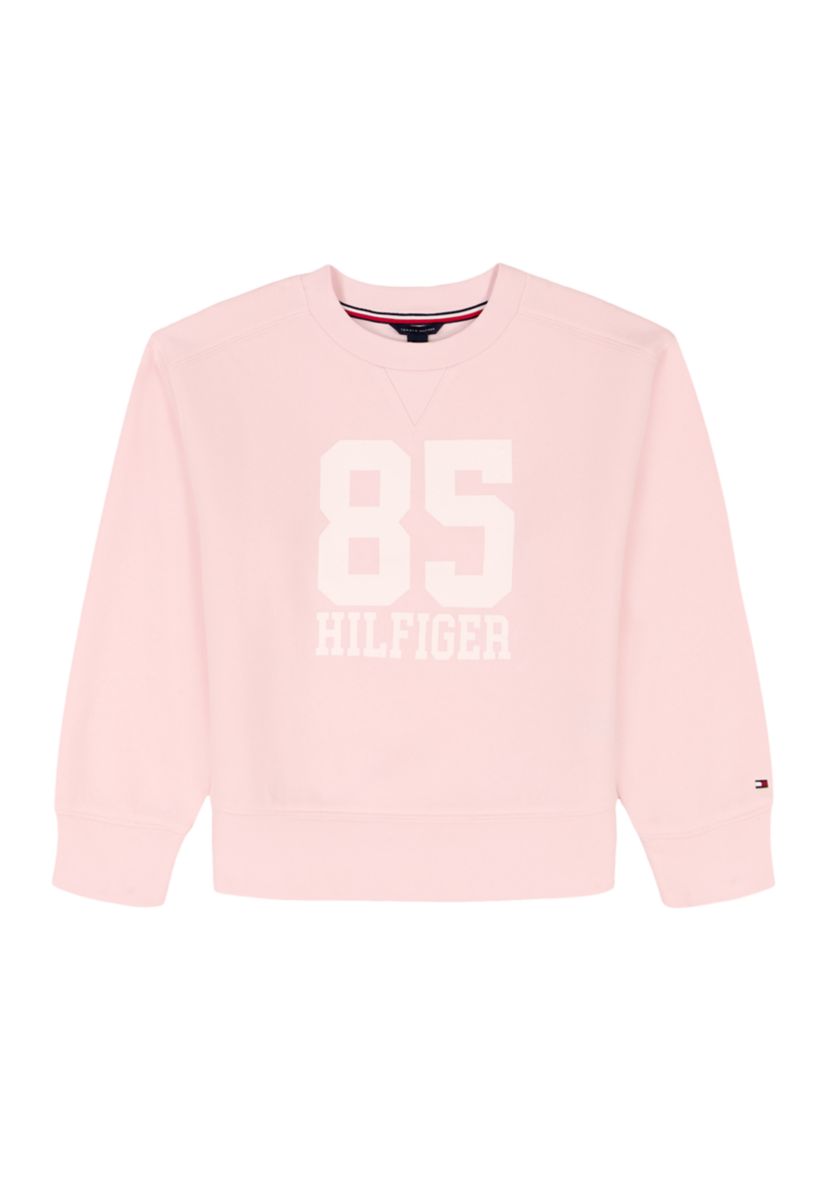 Girls 7-16 85 Graphic Fleece Crew Pullover