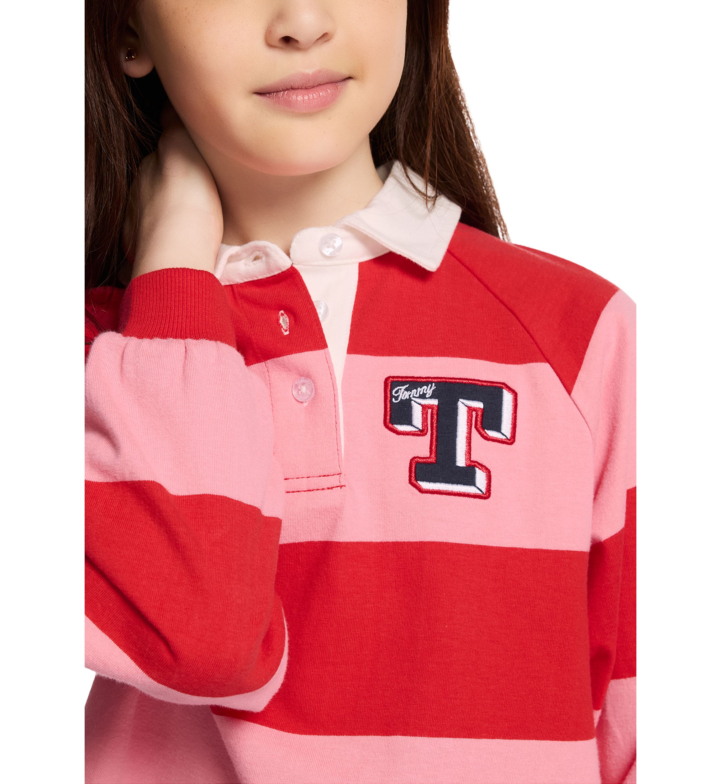 Girls 7-16 Rugby Sweatshirt