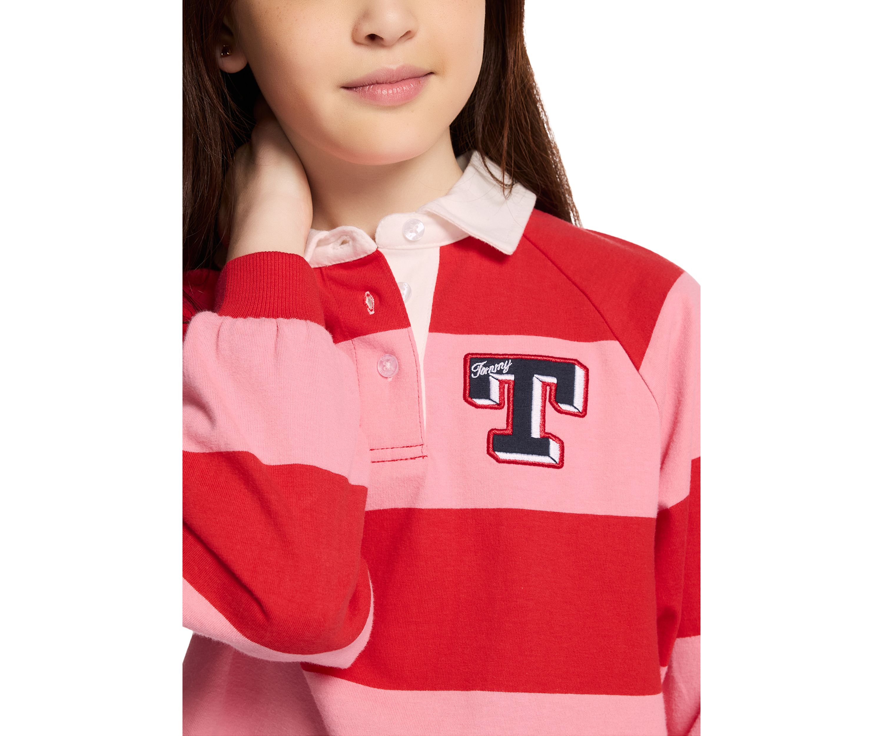 Girls 7-16 Rugby Sweatshirt