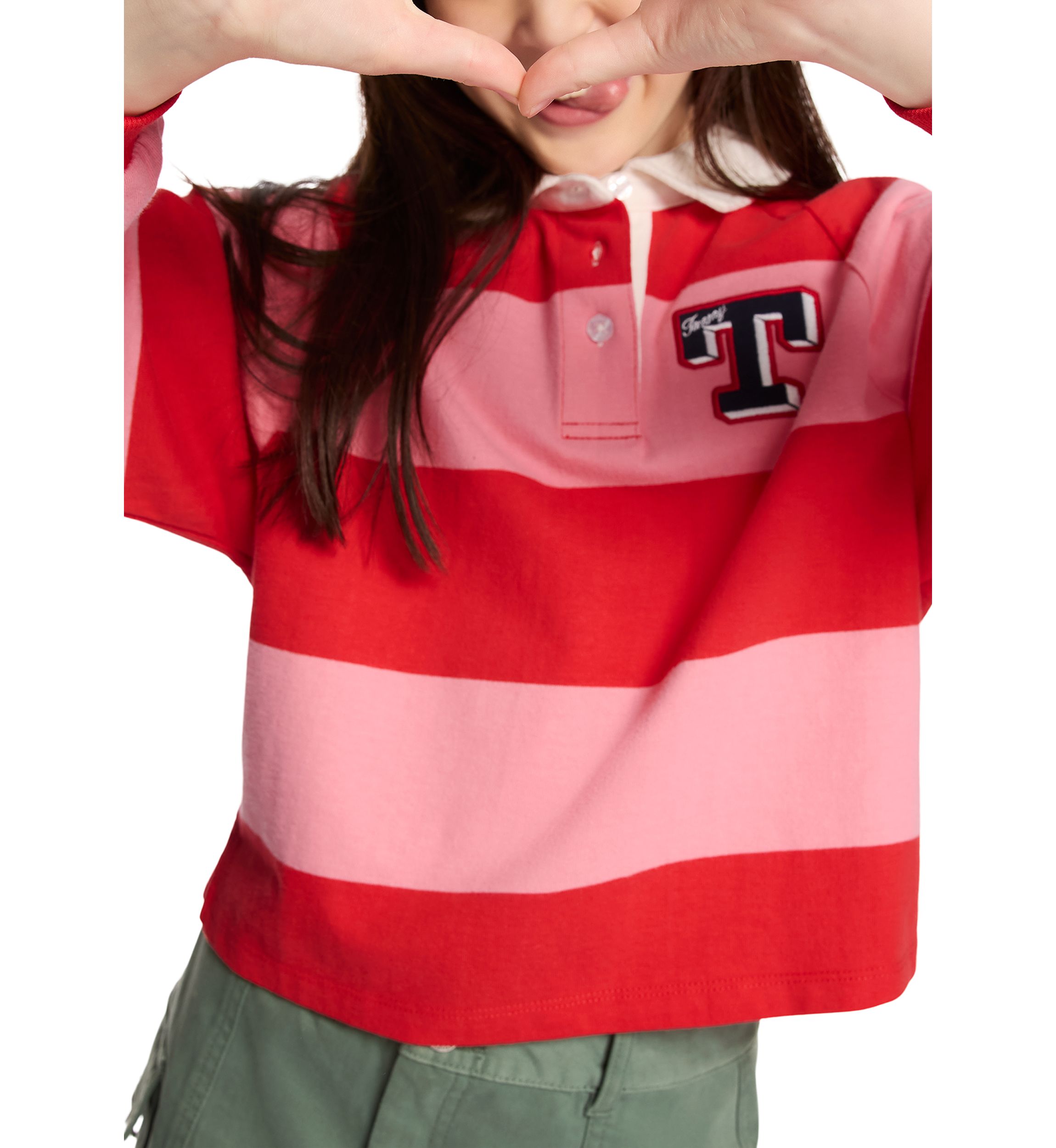 Girls 7-16 Rugby Sweatshirt