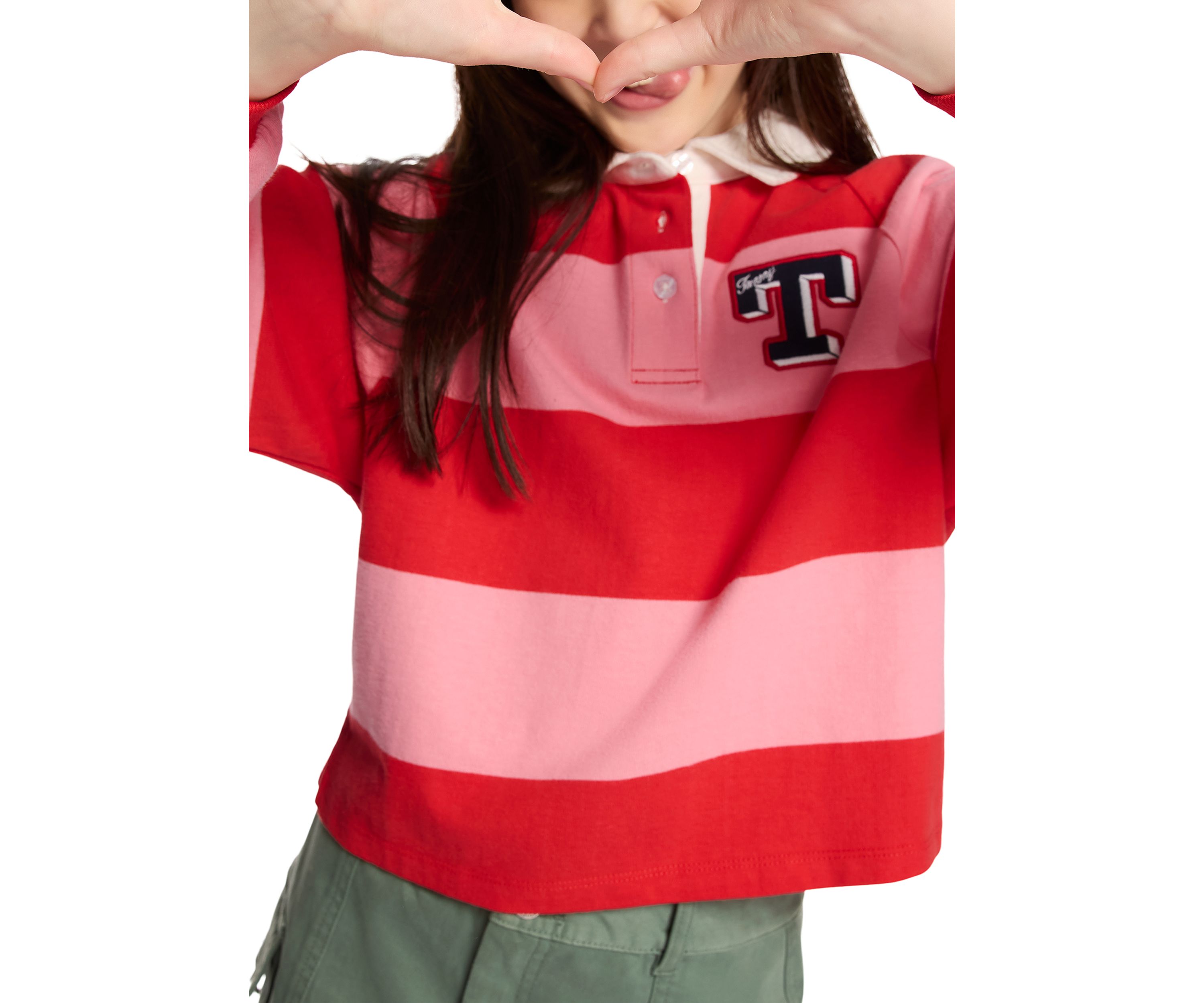 Girls 7-16 Rugby Sweatshirt