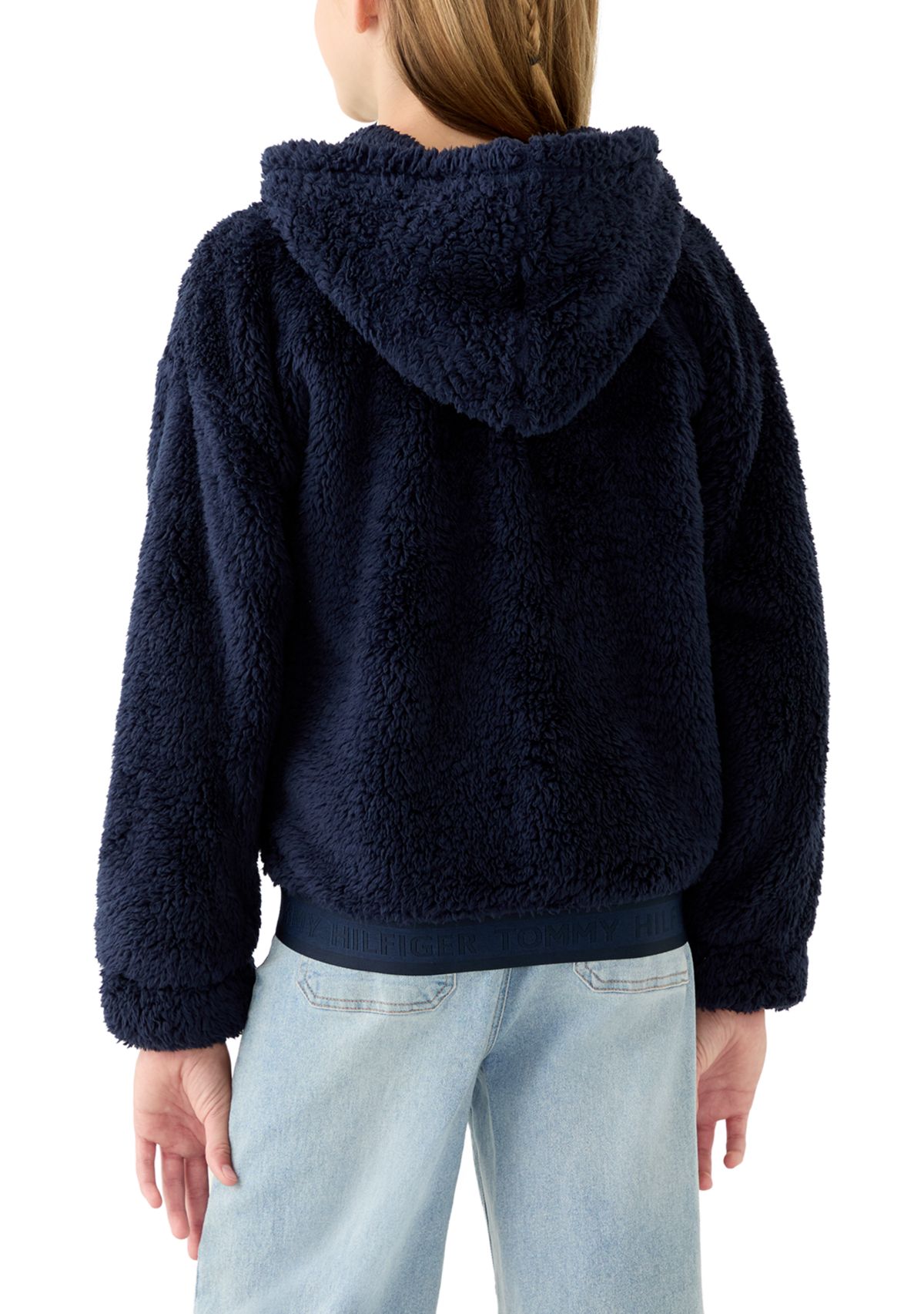 Girls 7-16 Navy Minkey Jacket