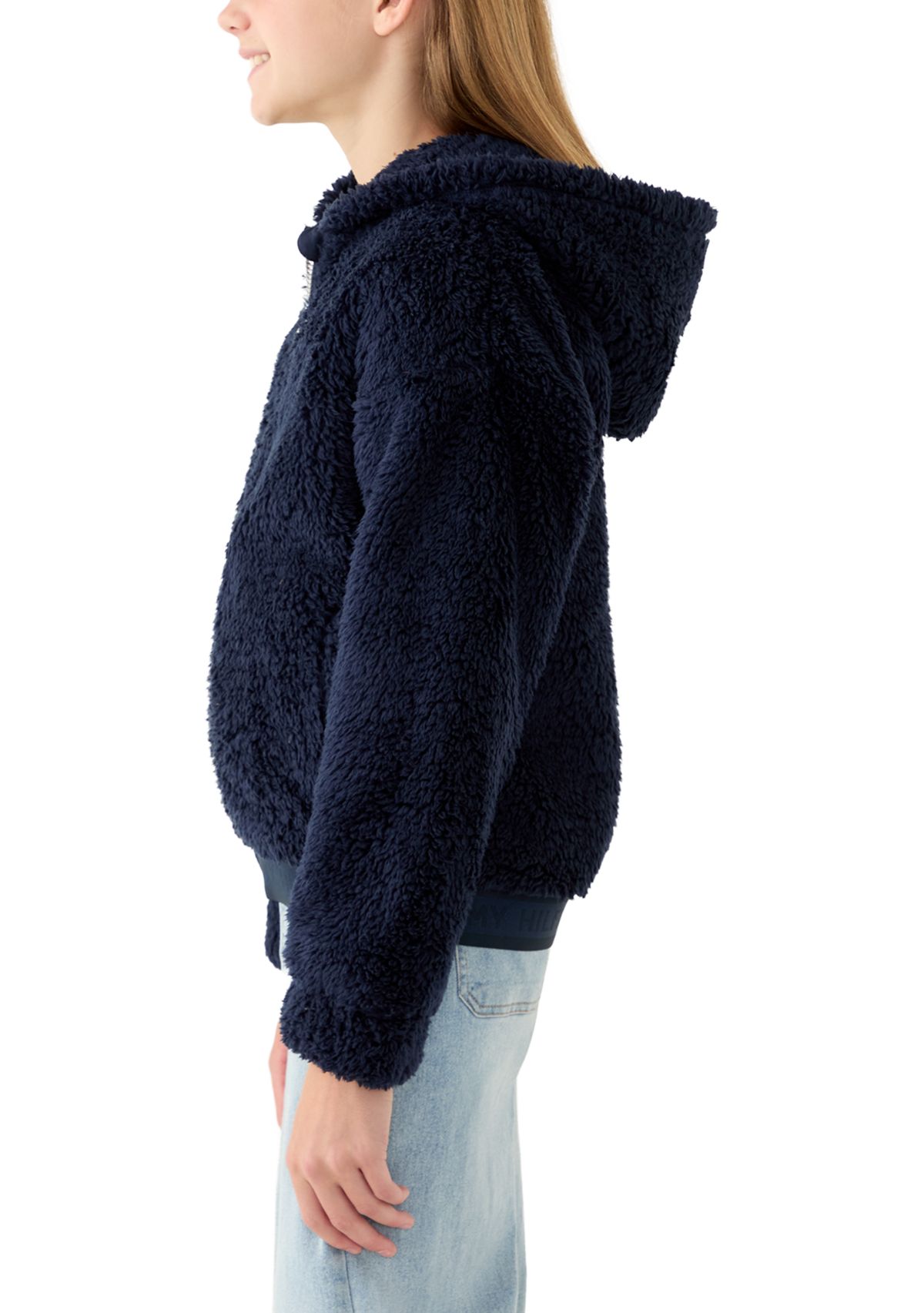 Girls 7-16 Navy Minkey Jacket