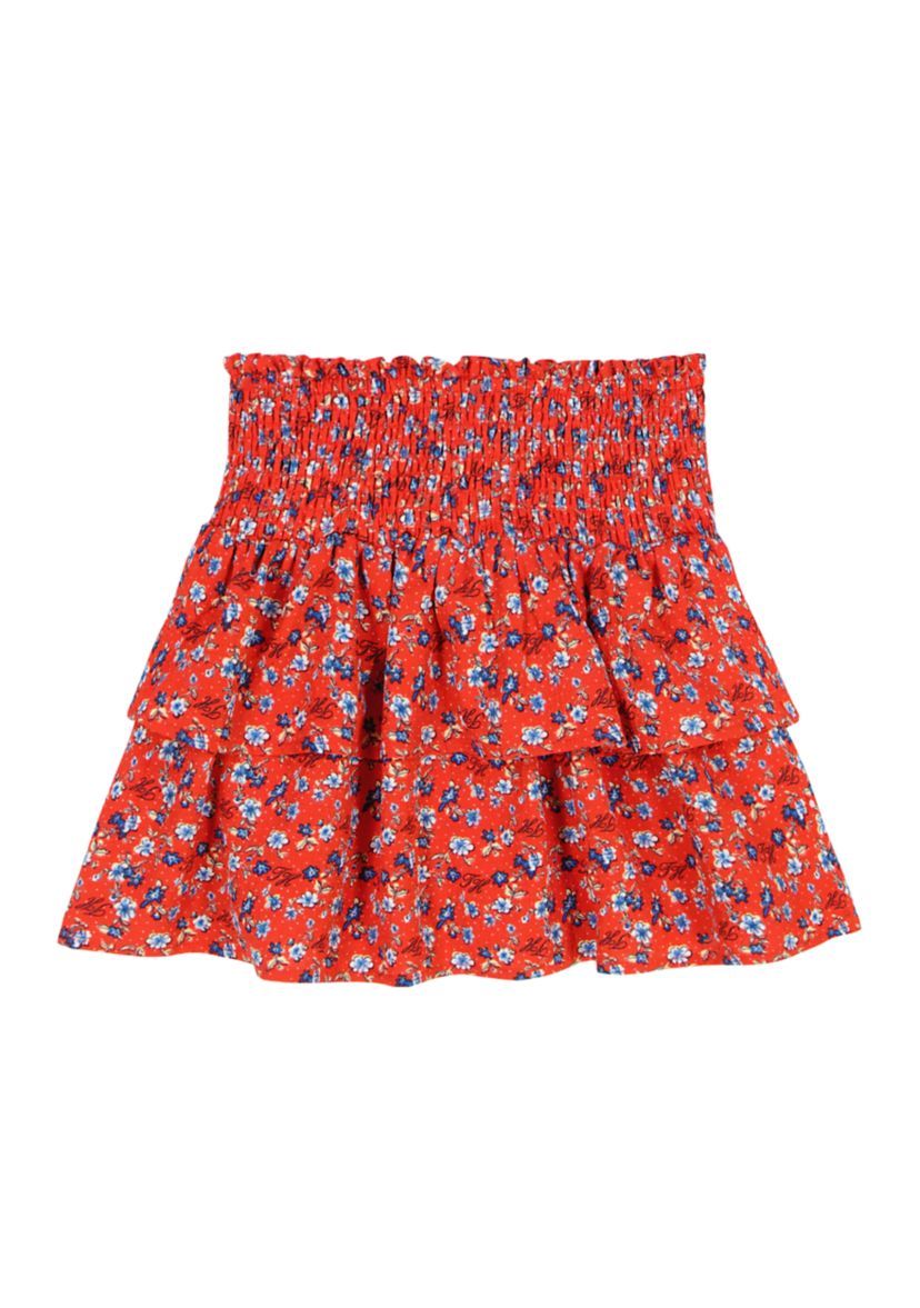 Girls 7-16 Ditsy Printed Skort