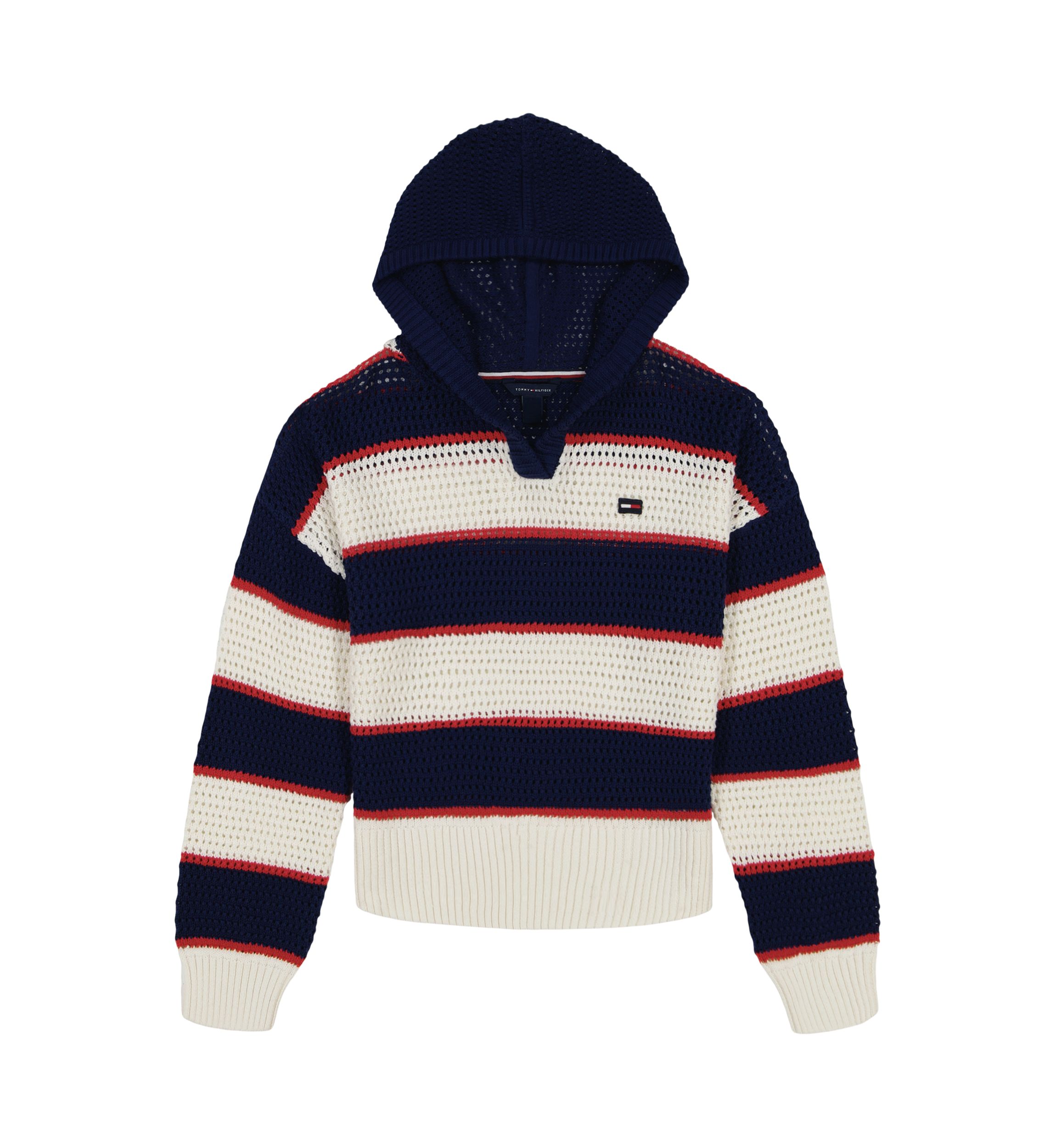 Girls 7-16 Stripe Sweater Hoodie