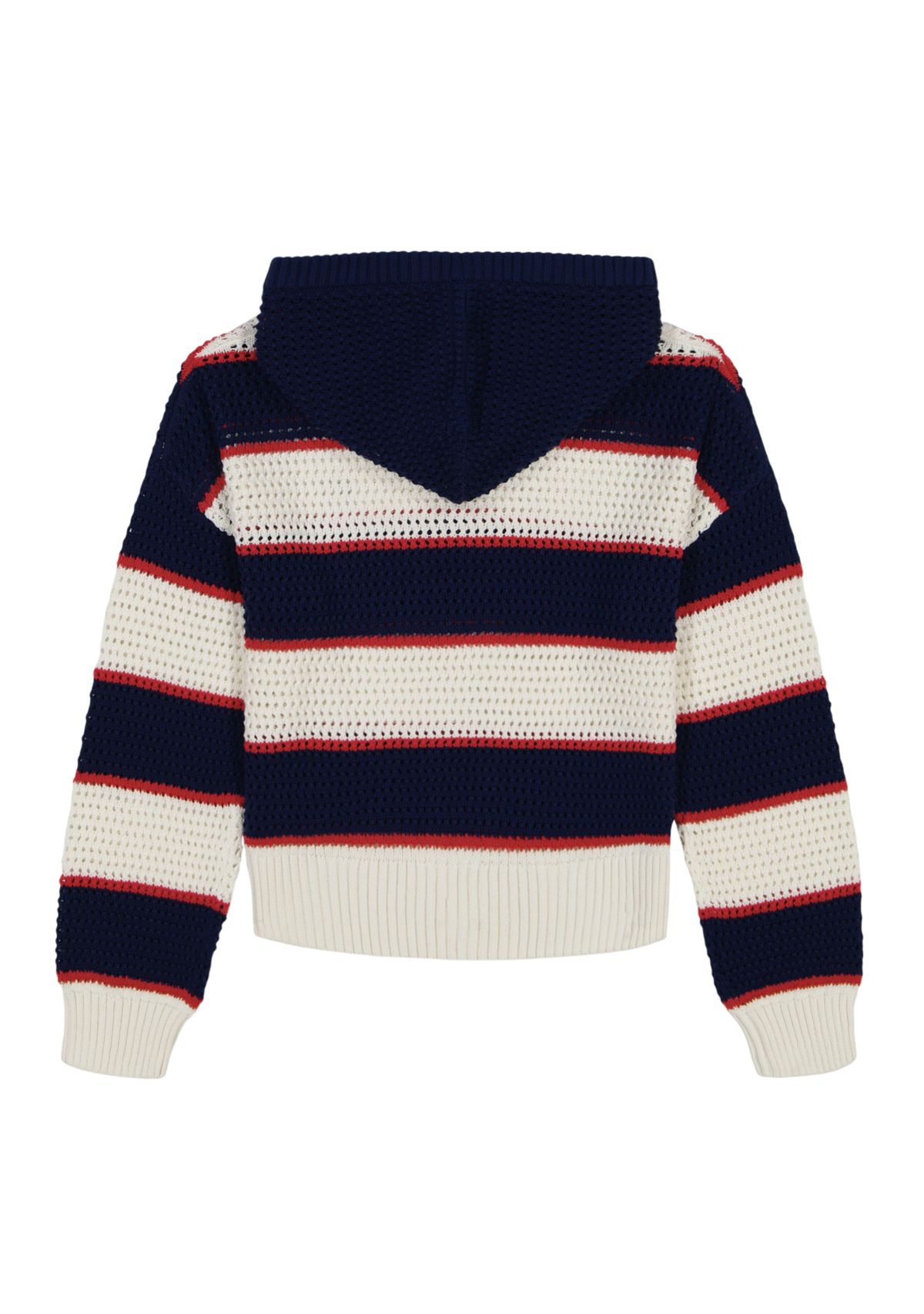 Girls 7-16 Stripe Sweater Hoodie