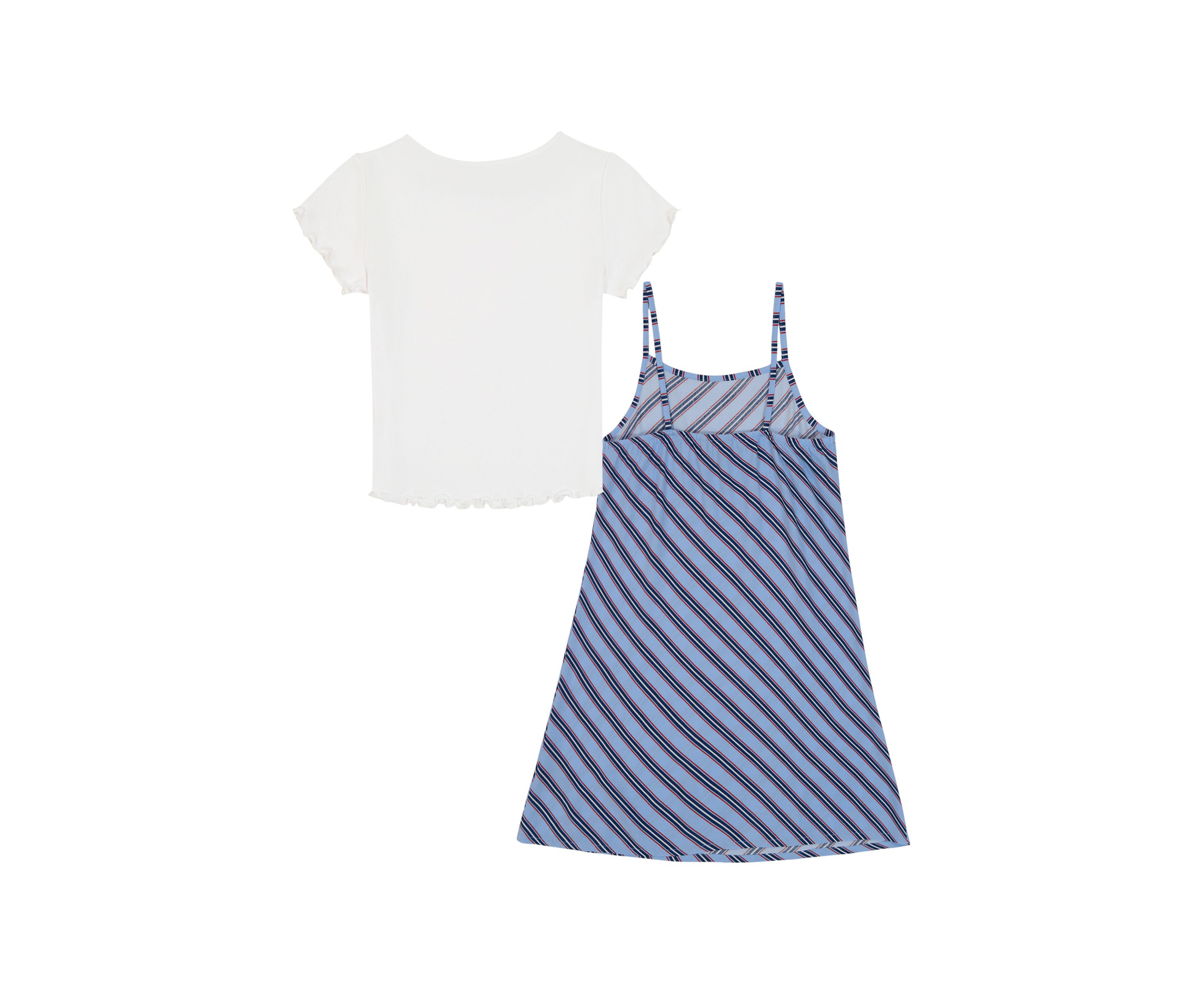 Girls 7-16 Varsity Stripe Slip Dress