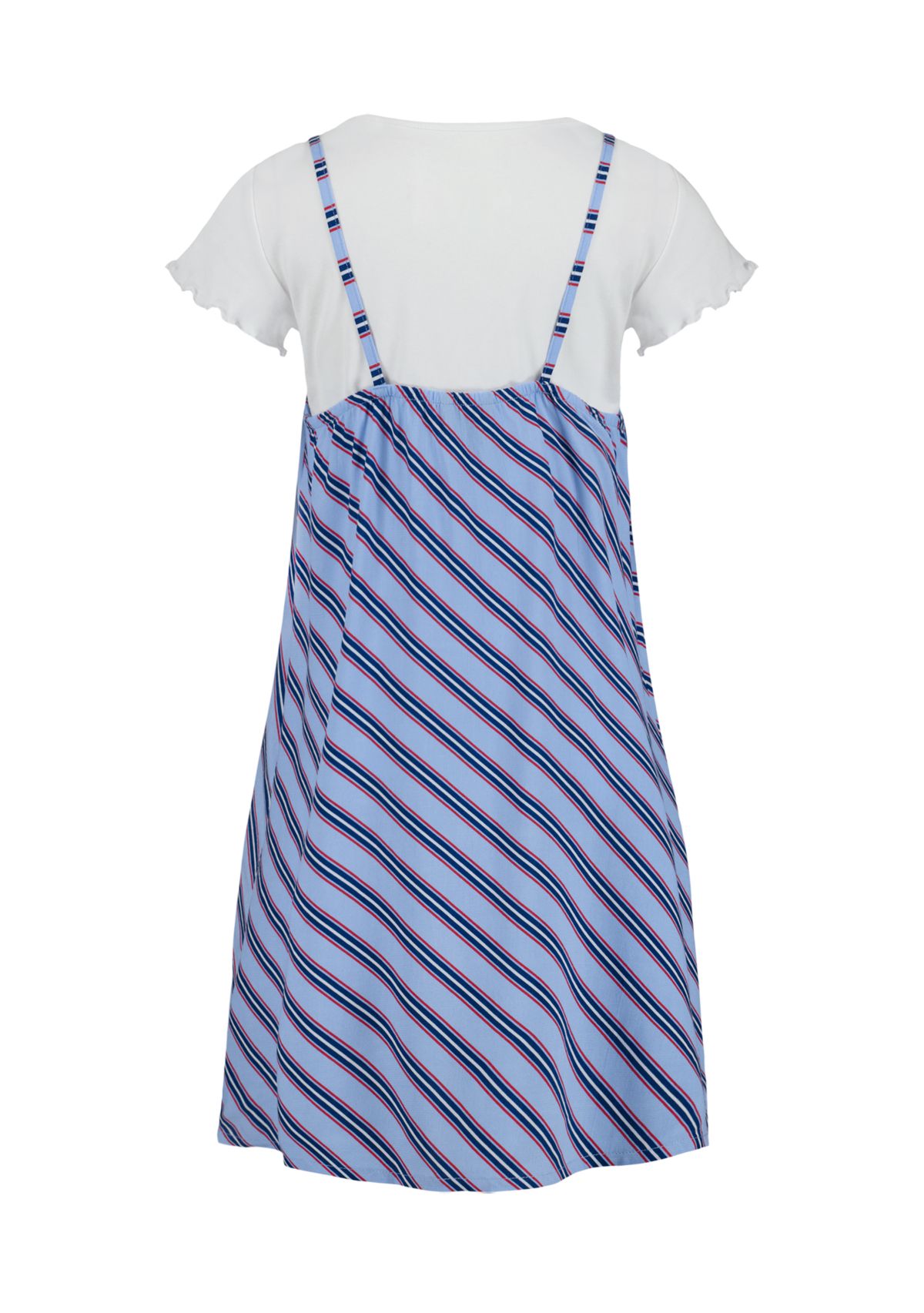 Girls 7-16 Varsity Stripe Slip Dress