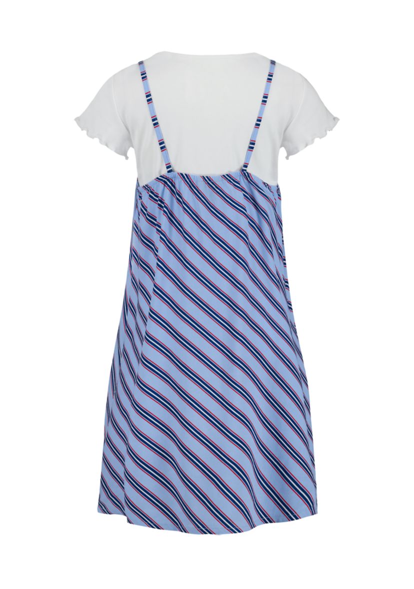 Girls 7-16 Varsity Stripe Slip Dress