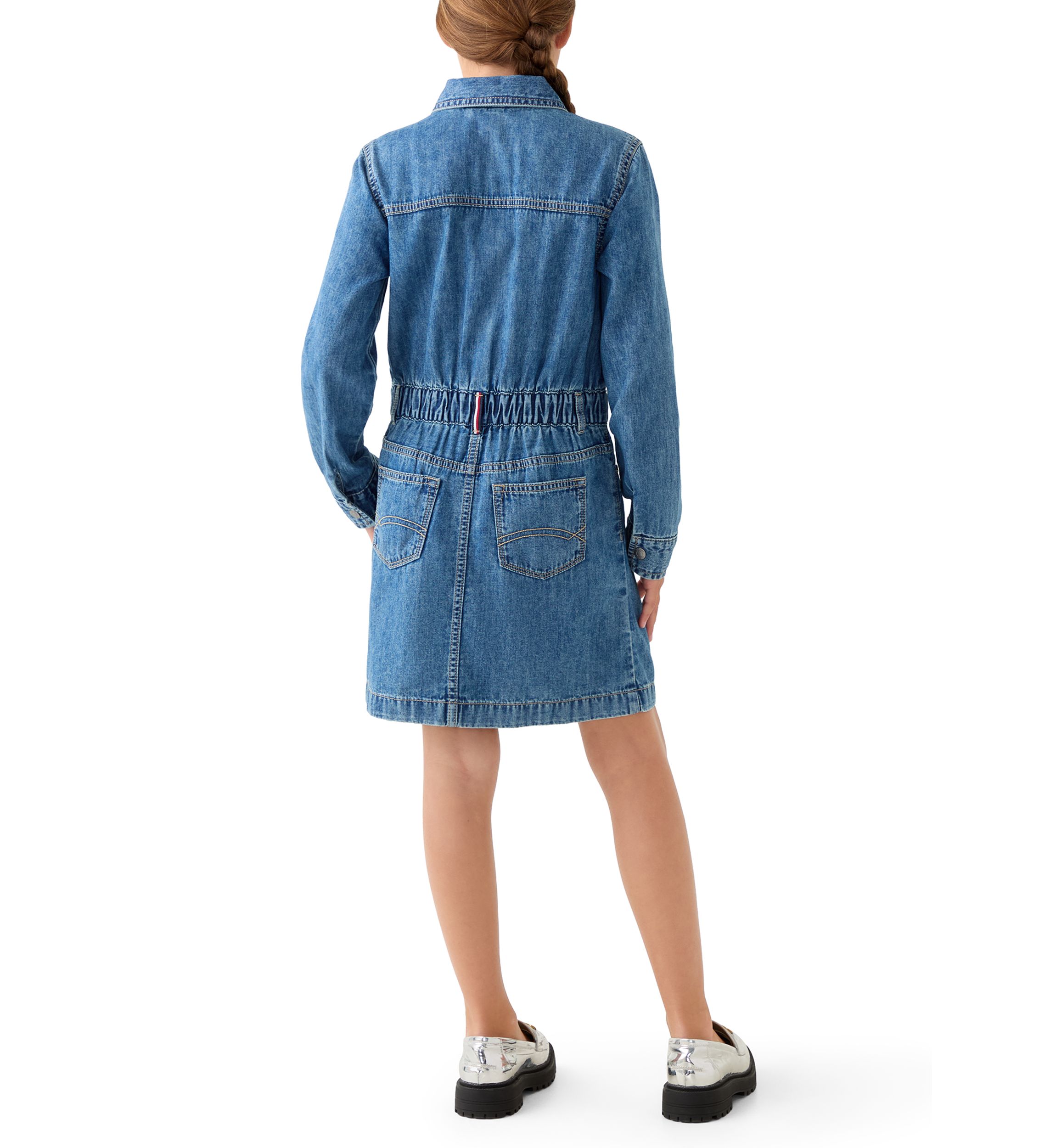 Girls 7-16 Denim Dress