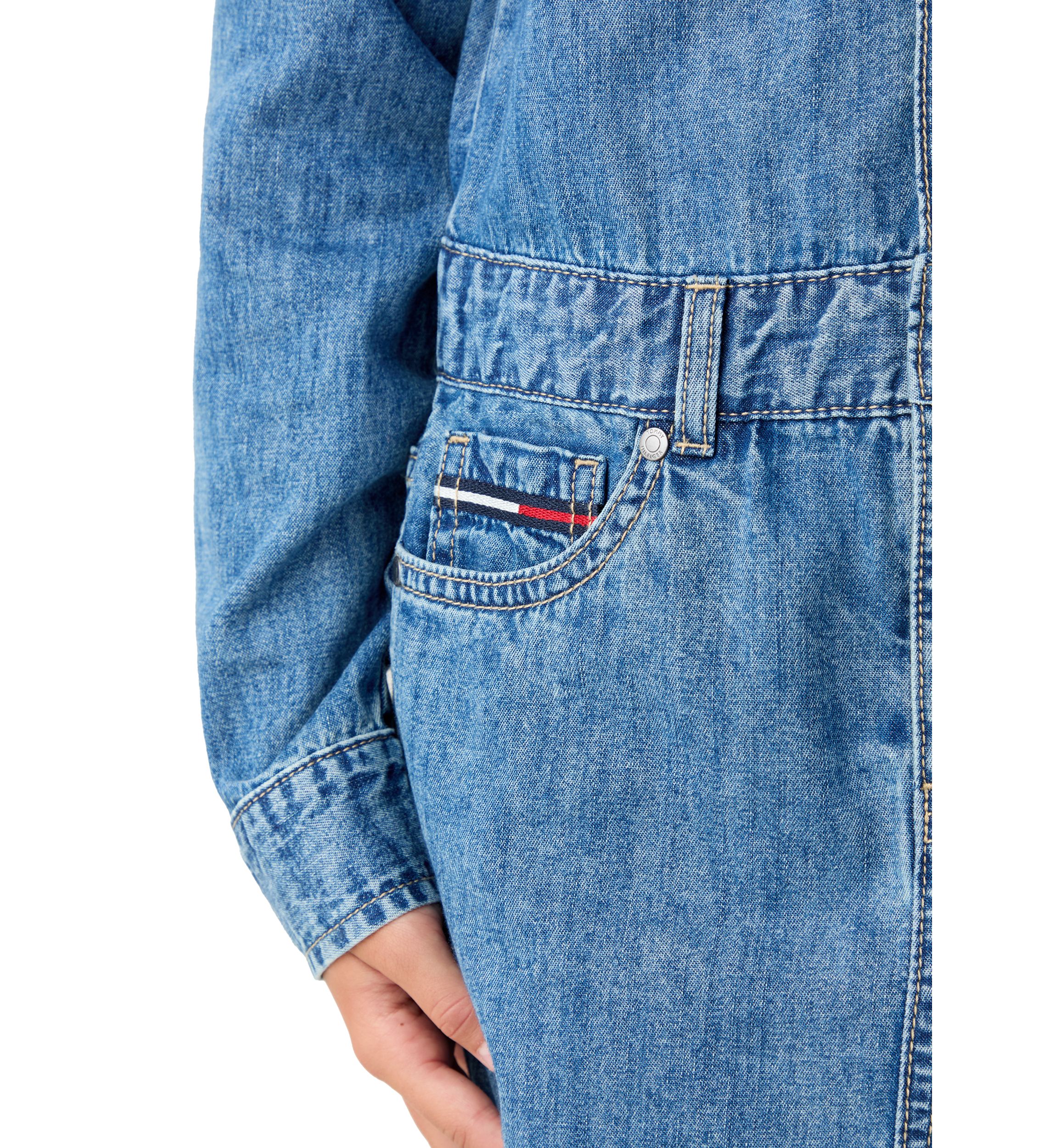 Girls 7-16 Denim Dress