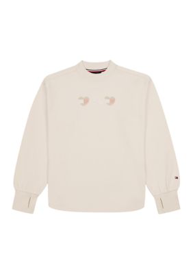 Tommy Hilfiger Girls 7-16 Mock Neck Fleece Sweatshirt