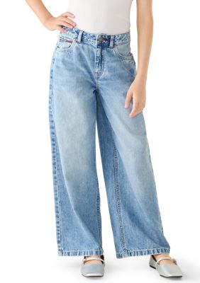 Tommy Hilfiger Girls 7-16 Wide Leg Jeans, 8