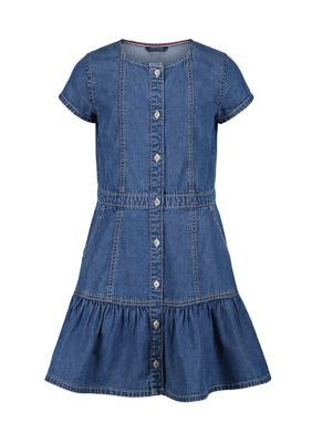 Tommy Hilfiger Girls 7-16 Seamed Denim Dress