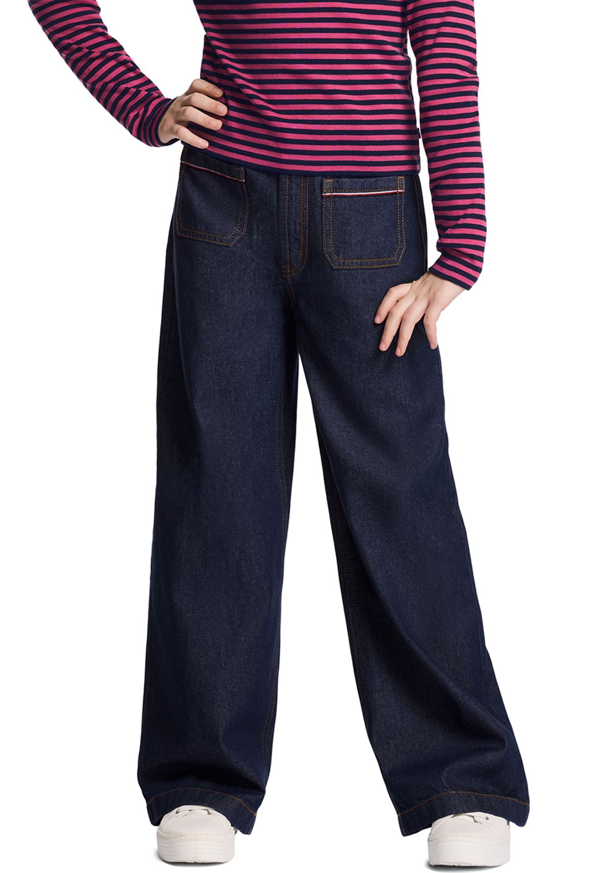 Girls 7-16 Wide Leg Jeans