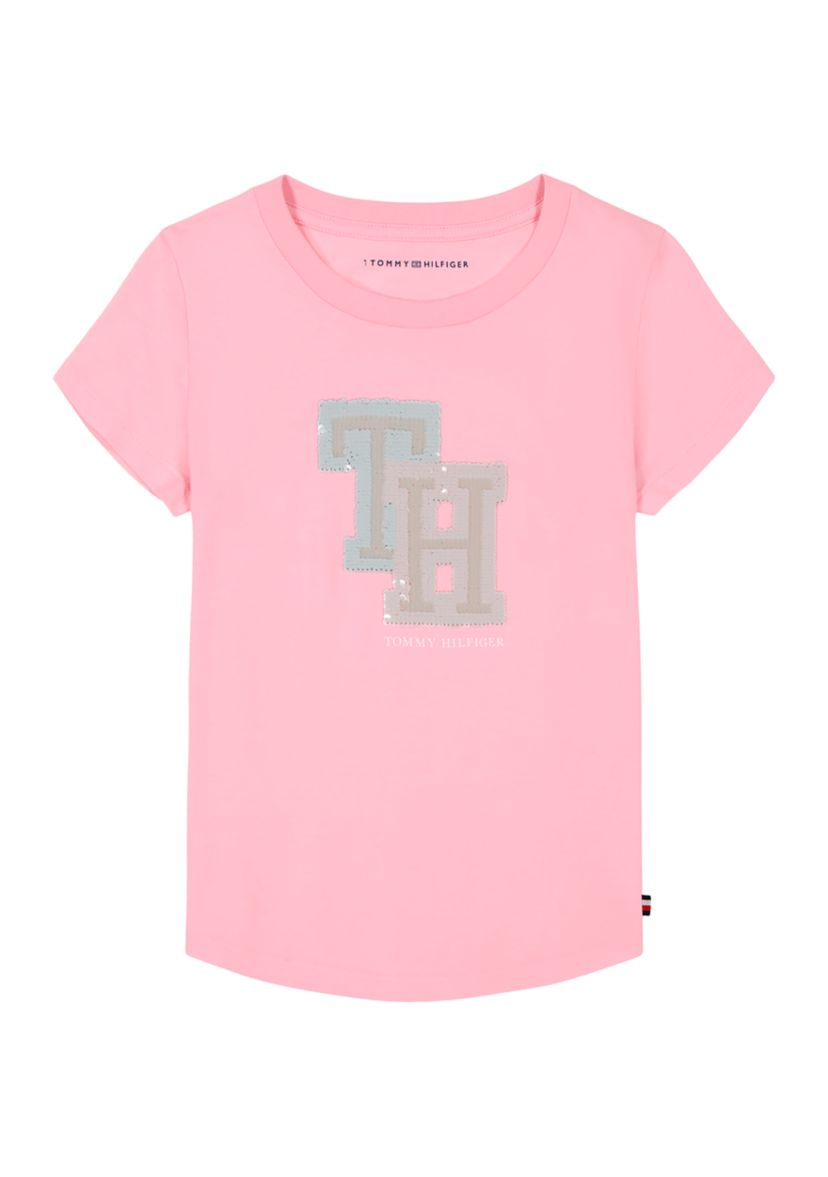 Girls 7-16 Interlocking Flip Sequin Graphic T-Shirt