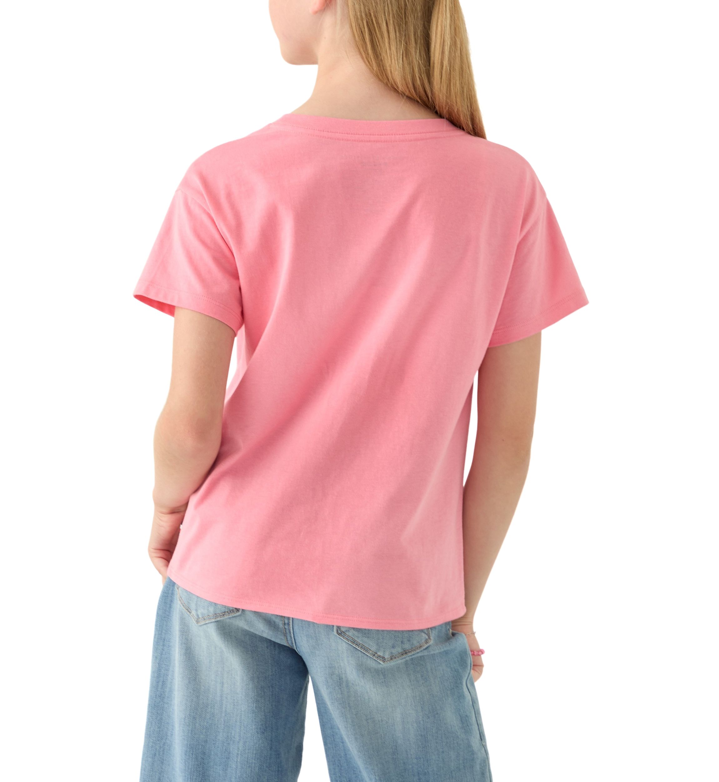Girls 7-16 Palm Sequin Side Tie Short Sleeve T-Shirt