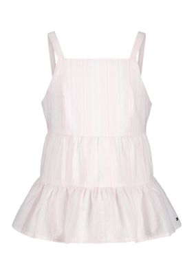 Tommy Hilfiger Girls 7-16 Seersucker Strappy Top