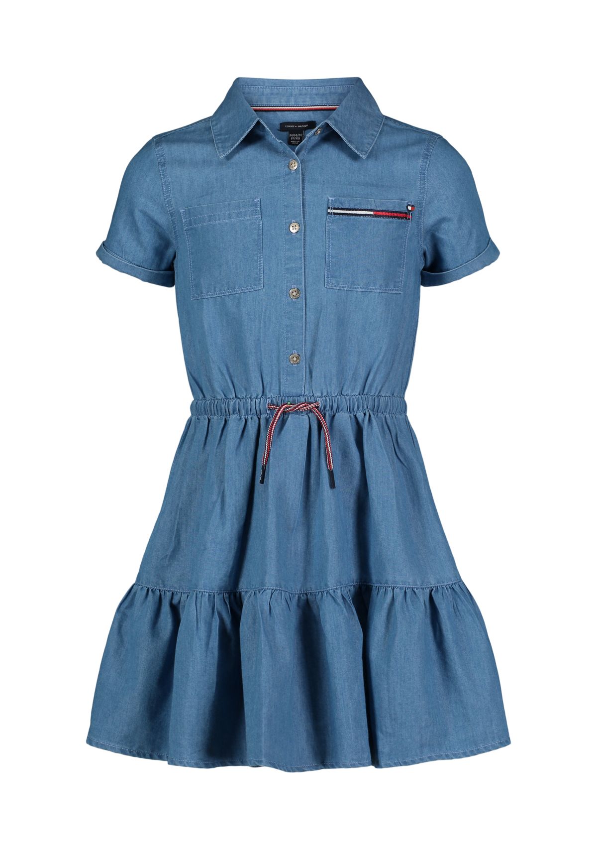 Girls 7-16 Denim Shirtdress