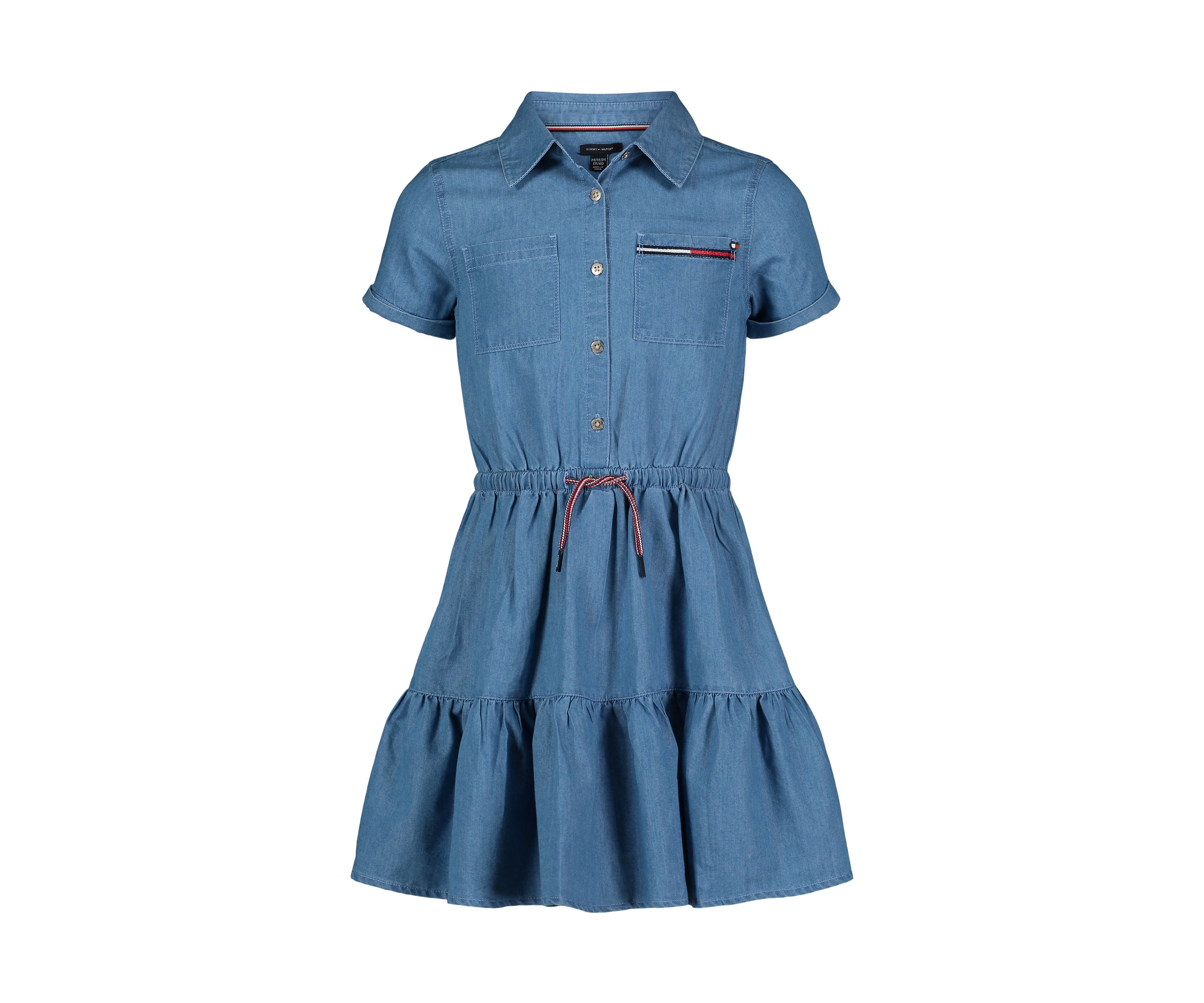 Girls 7-16 Denim Shirtdress