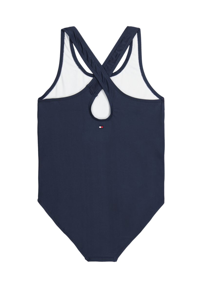 Girls 7-16 Classic Flag One Piece Swimsuit 
