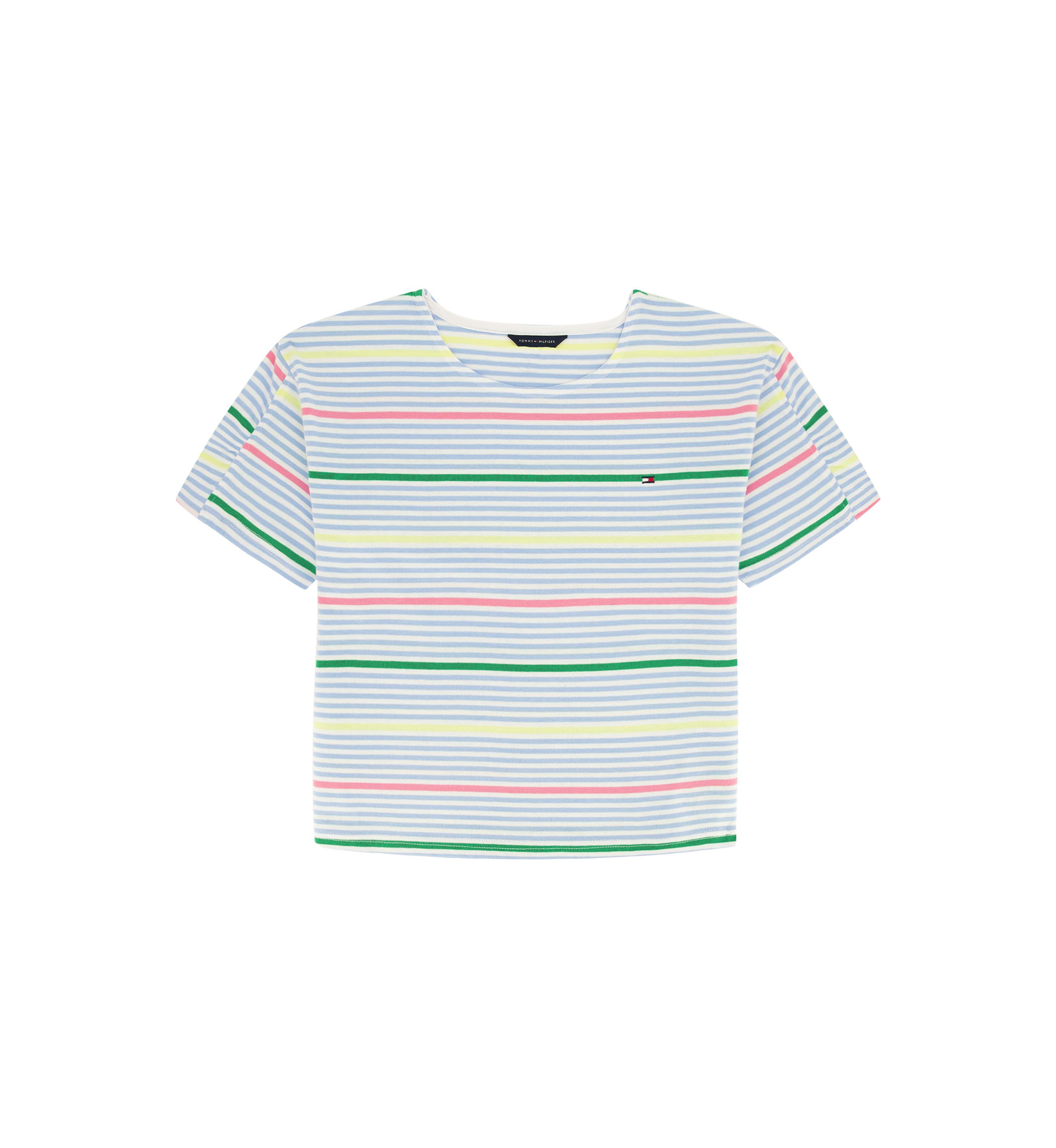 Girls 7-16 Multi Colored Striped T-Shirt