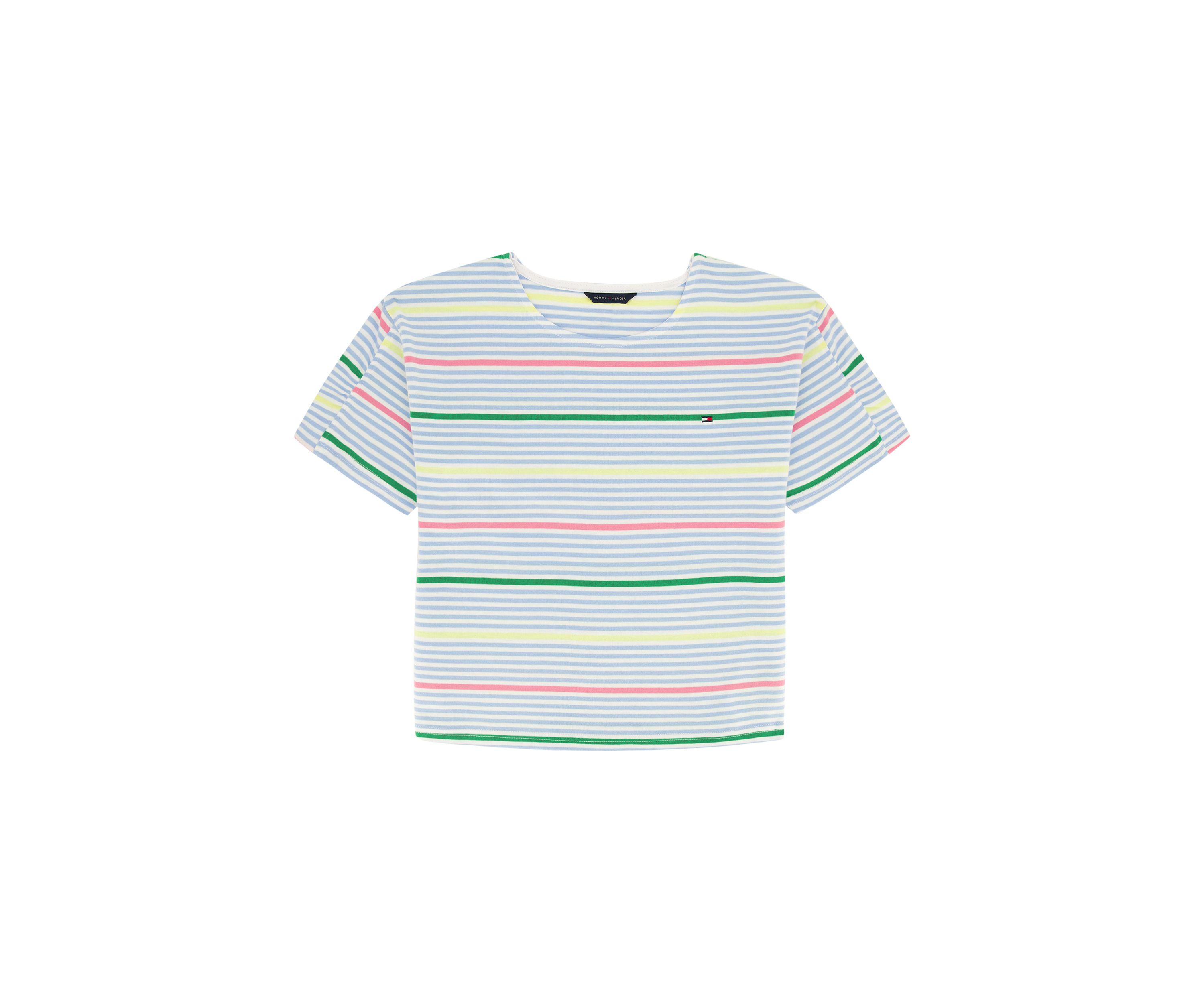 Girls 7-16 Multi Colored Striped T-Shirt